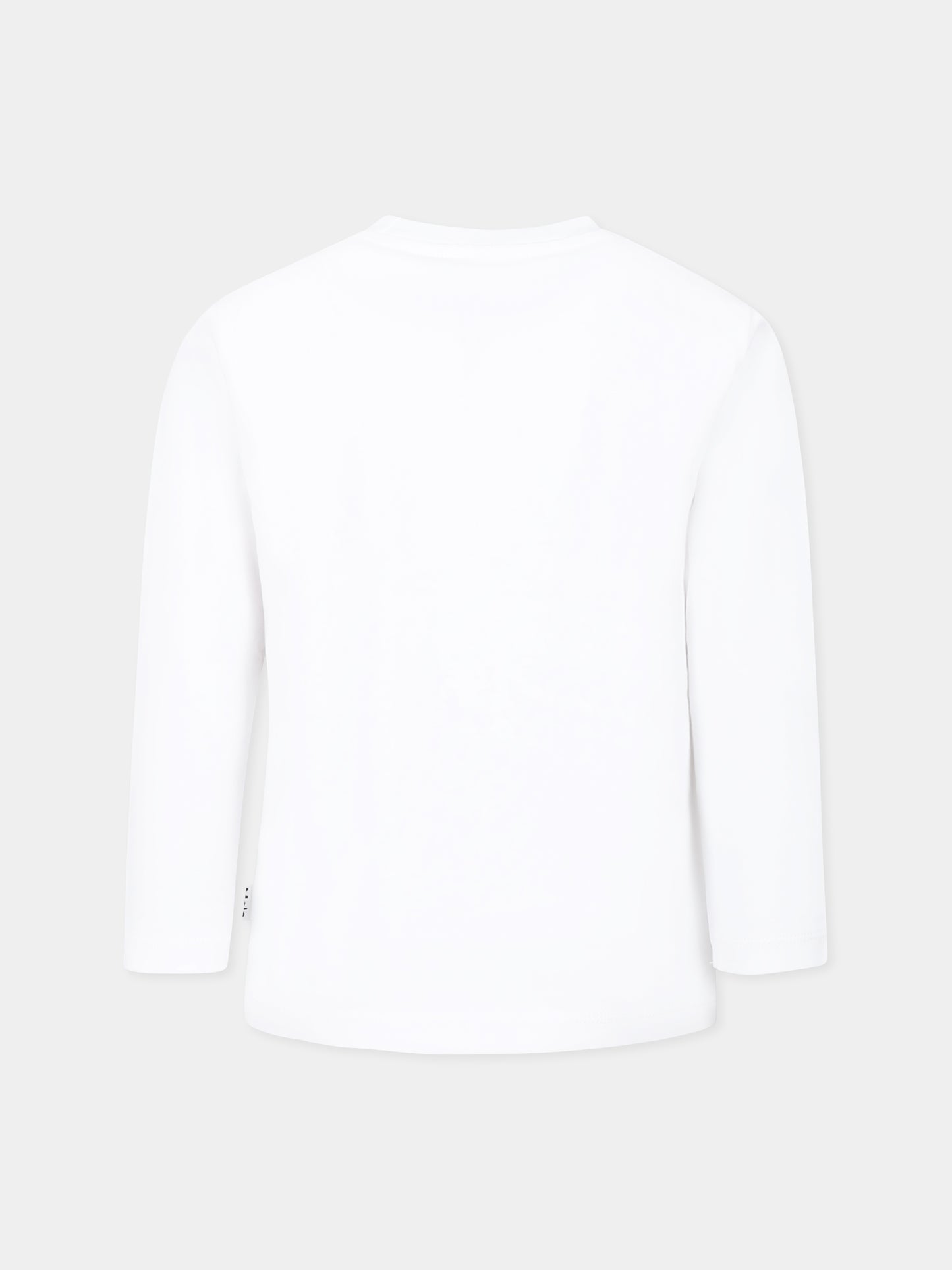 T-shirt Reif bianca per bambino con pallone,Molo,1S25A408 3947