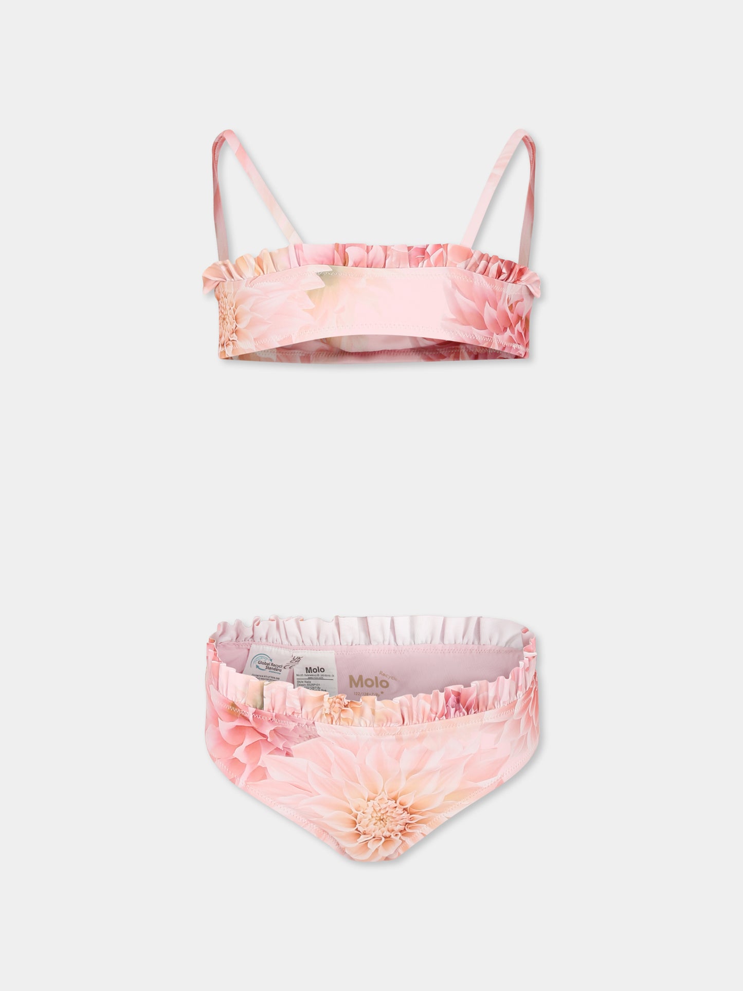 Bikini Naila rosa con stampa floreale,Molo,8S25P101 9243