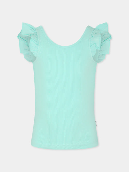 Canotta Ranja verde per bambina,Molo,2S25A106 5472