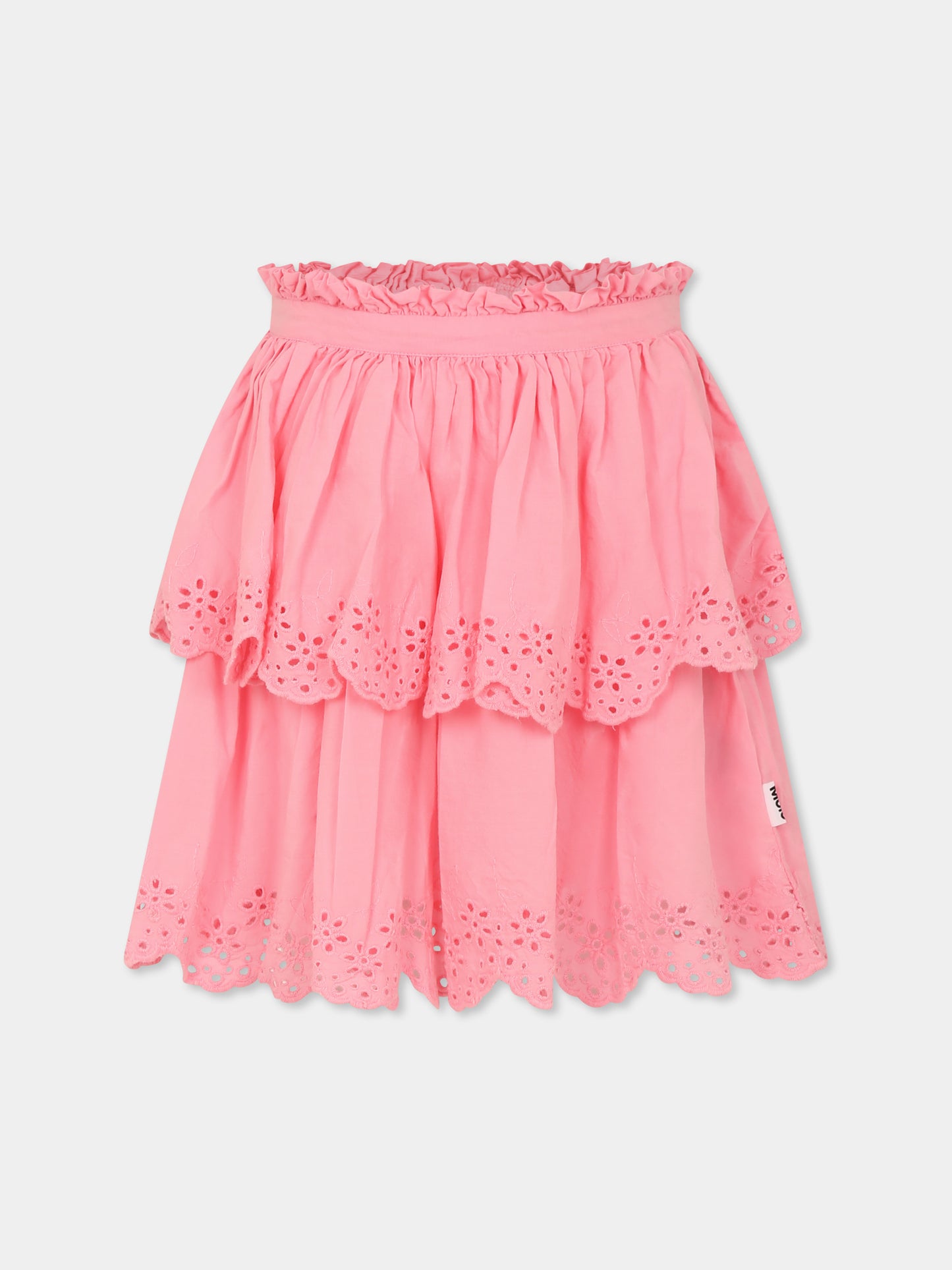 Gonna Brianna rosa per bambina con fiori,Molo,2S25D124 5476