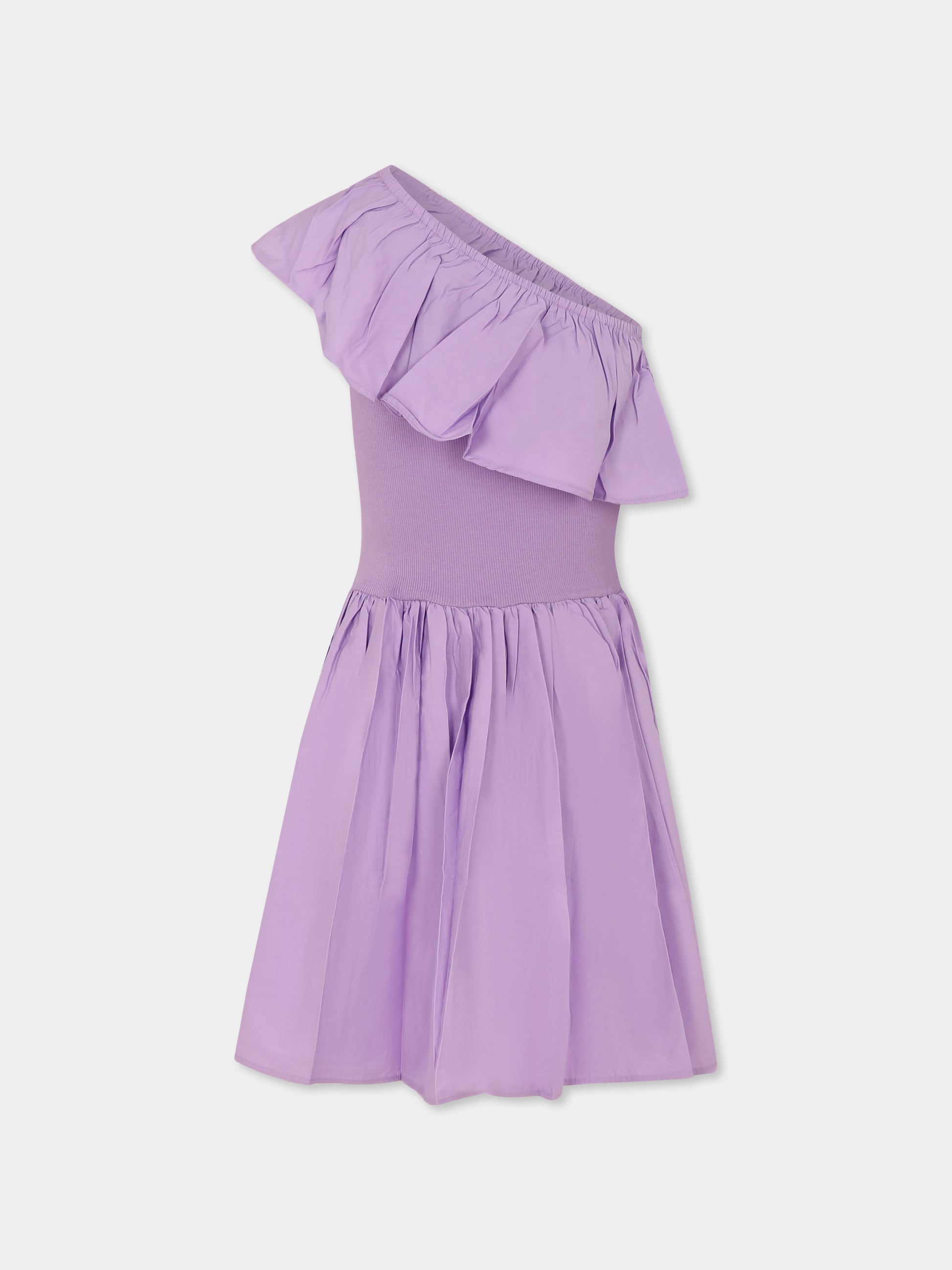 Vestito Chloey viola per bambina,Molo,2S25E106 5437