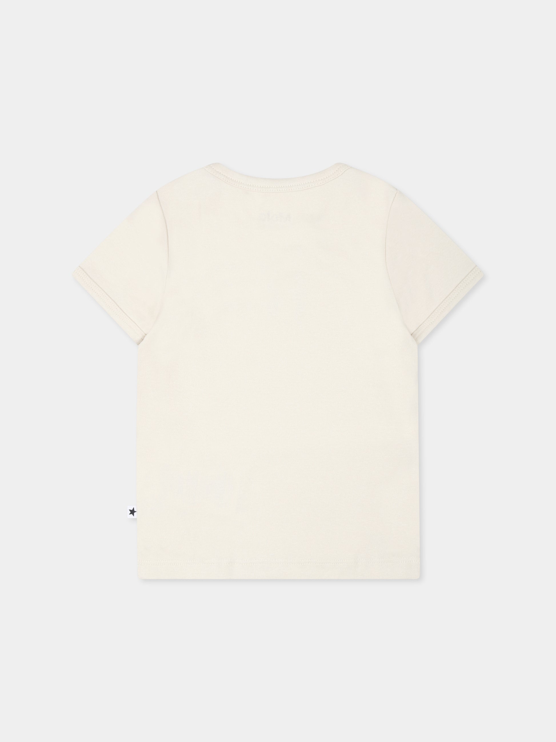 T-shirt avorio per neonati con smile e banana,Molo,6S25A212 9339