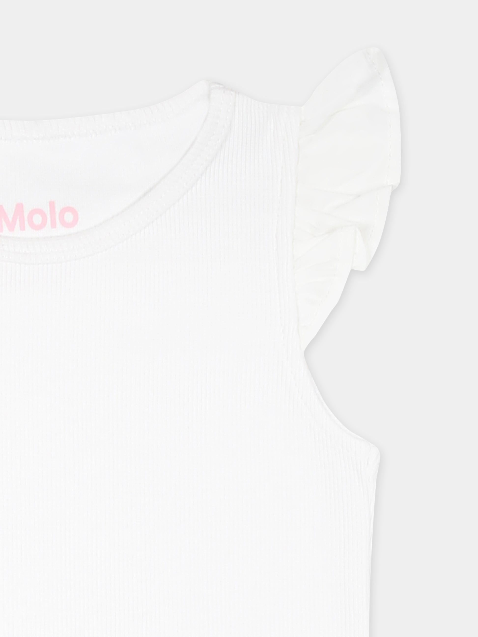 Body Flair bianco per neonata,Molo,4S25B101 5474