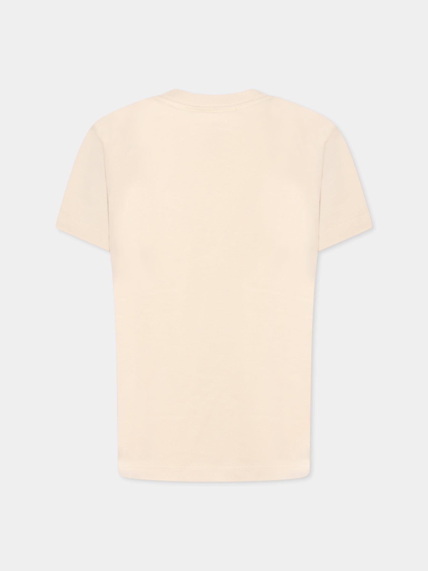 T-shirt Rame avorio per bambino con tartaruga,Molo,1S25A224 3939