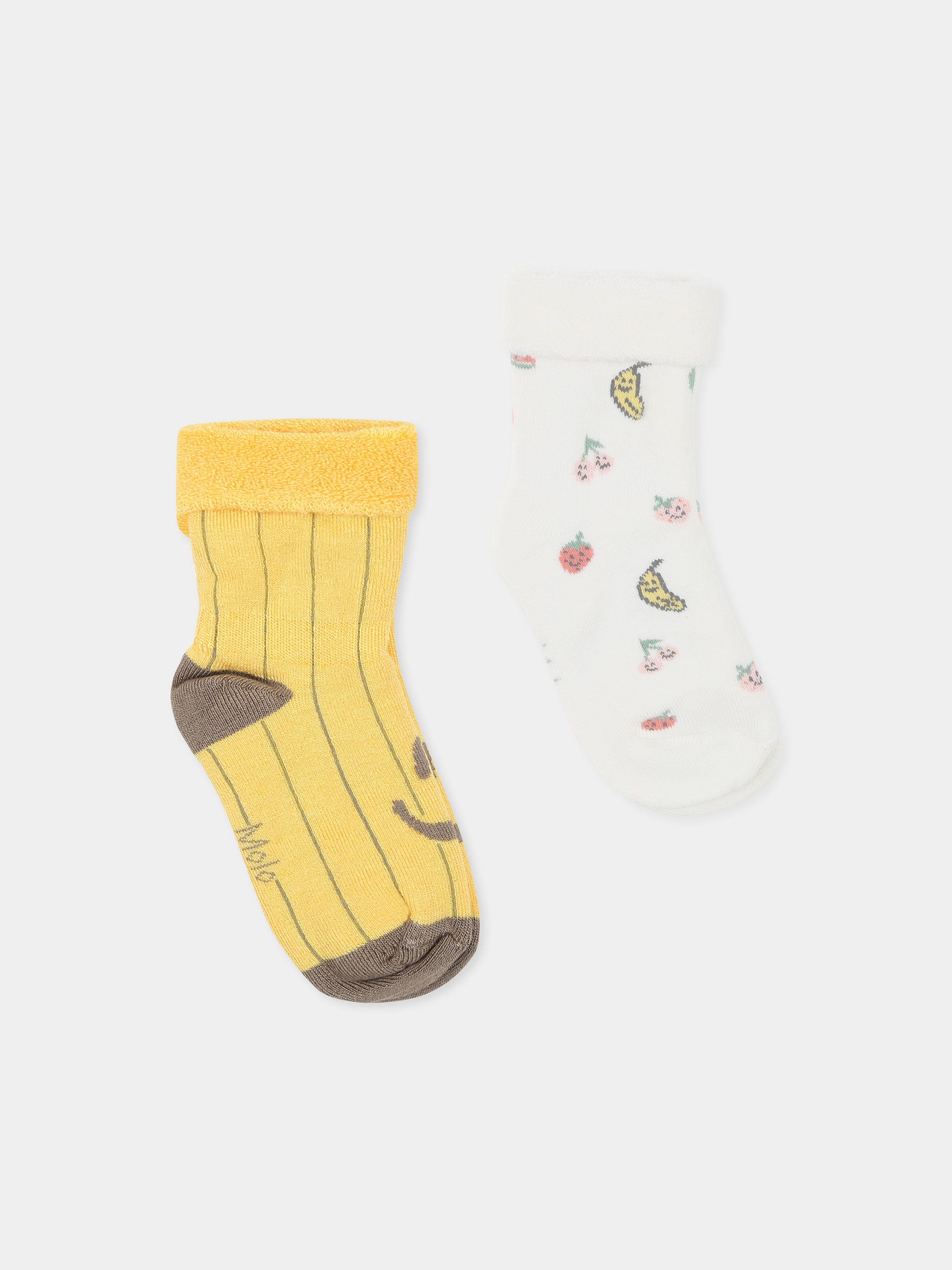 Set calze multicolor per bambini con smile e frutta,Molo,7S25G106 3993