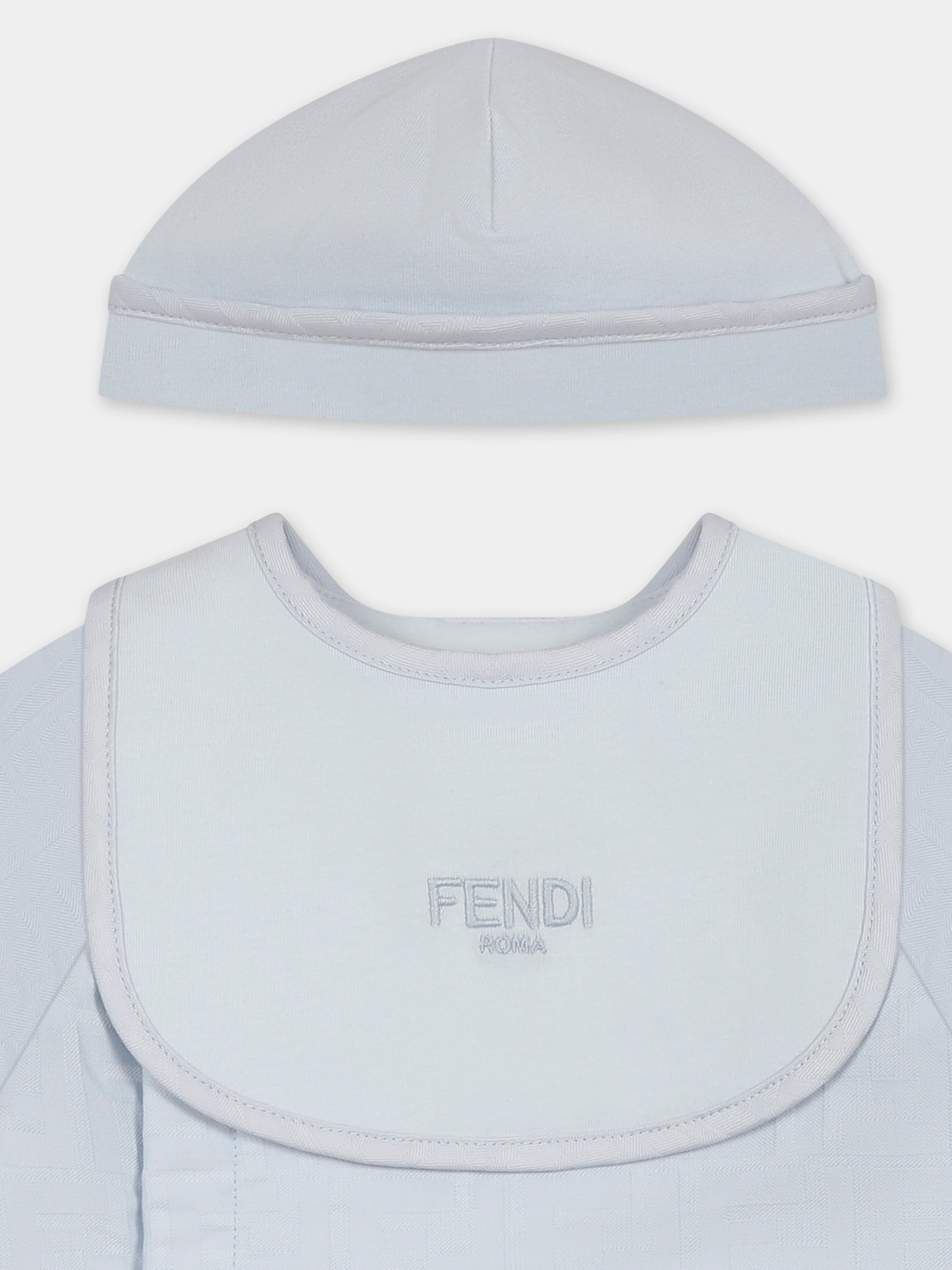 Light blue babygrow set for baby boy with FF