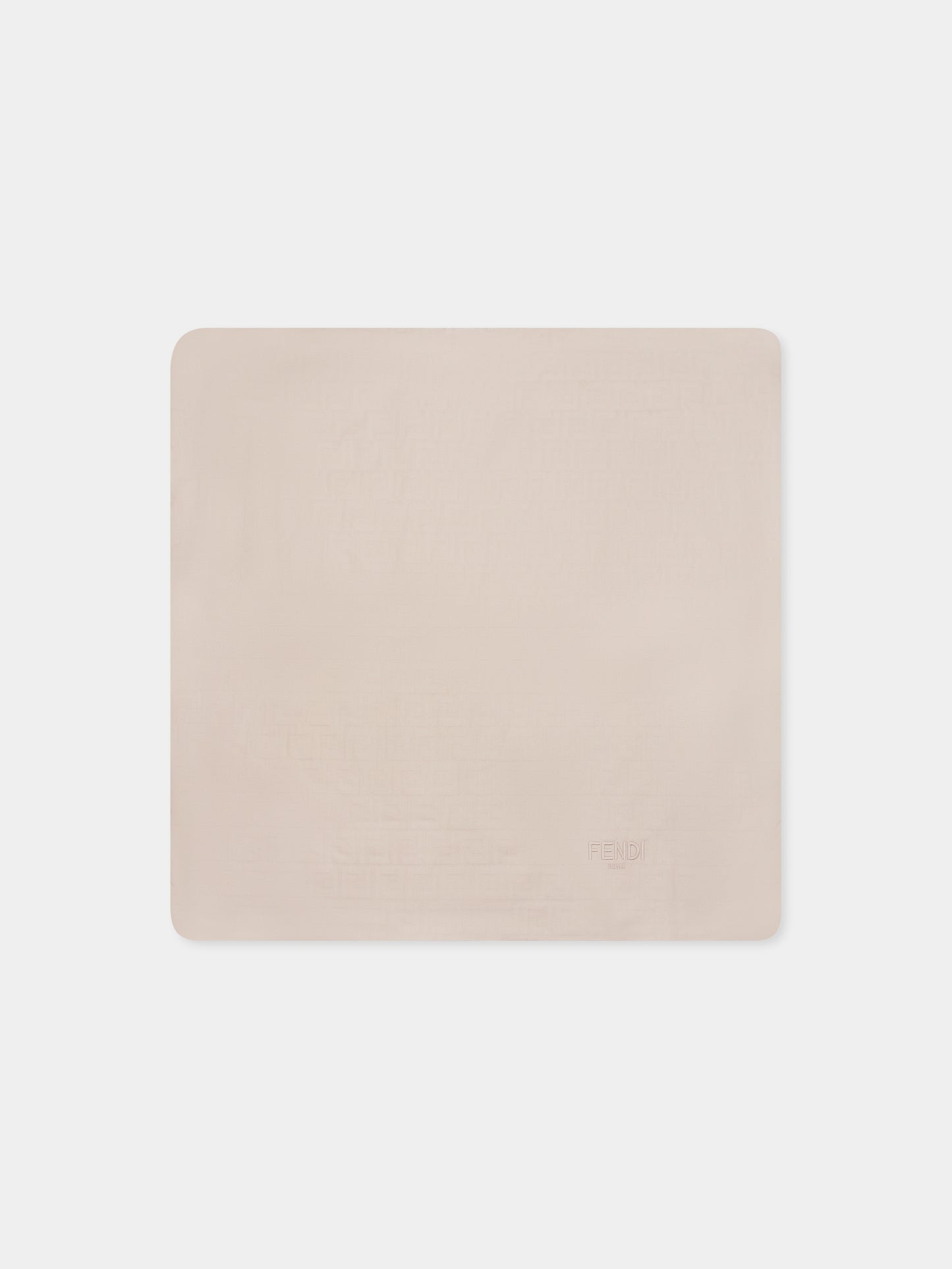Beige blanket for babykids with FF
