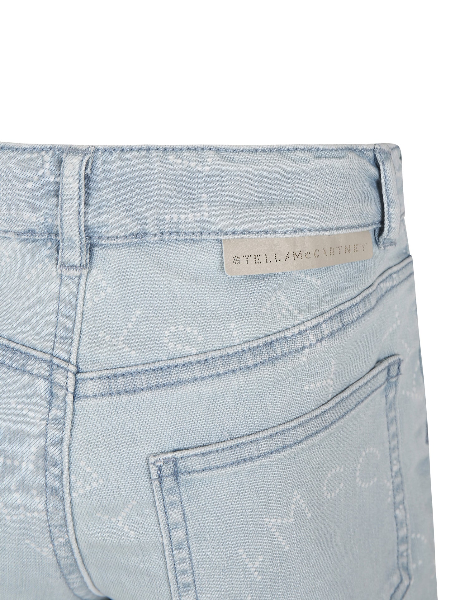 Shorts blu per bambino con logo,Stella Mccartney Kids,TU6R79 Z1917 600BC
