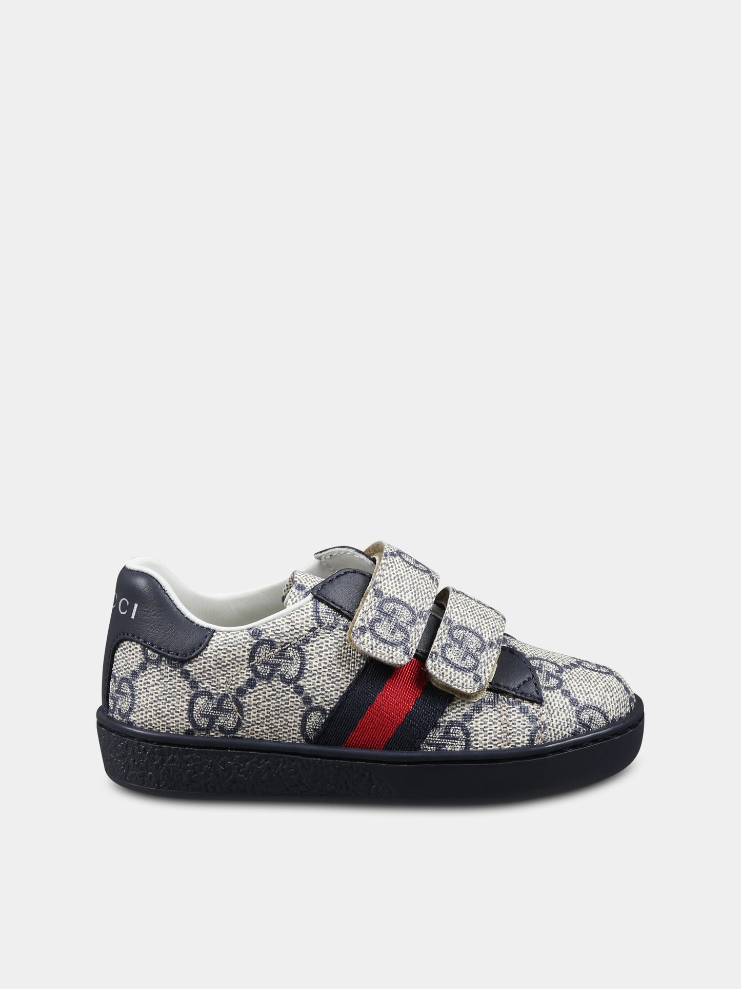 Sneakers multicolor per bambino con dettaglio Web,Gucci Kids,463088 FACYF 4055