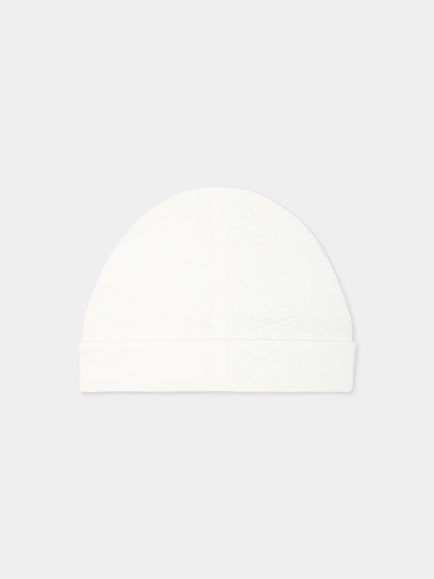 Cappello bianco per neonati con logo,Gucci Kids,812542 3K107 9000