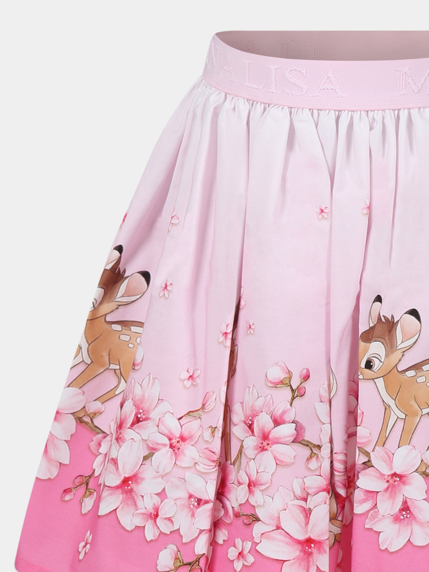 Pink skirt for girl with Bambi