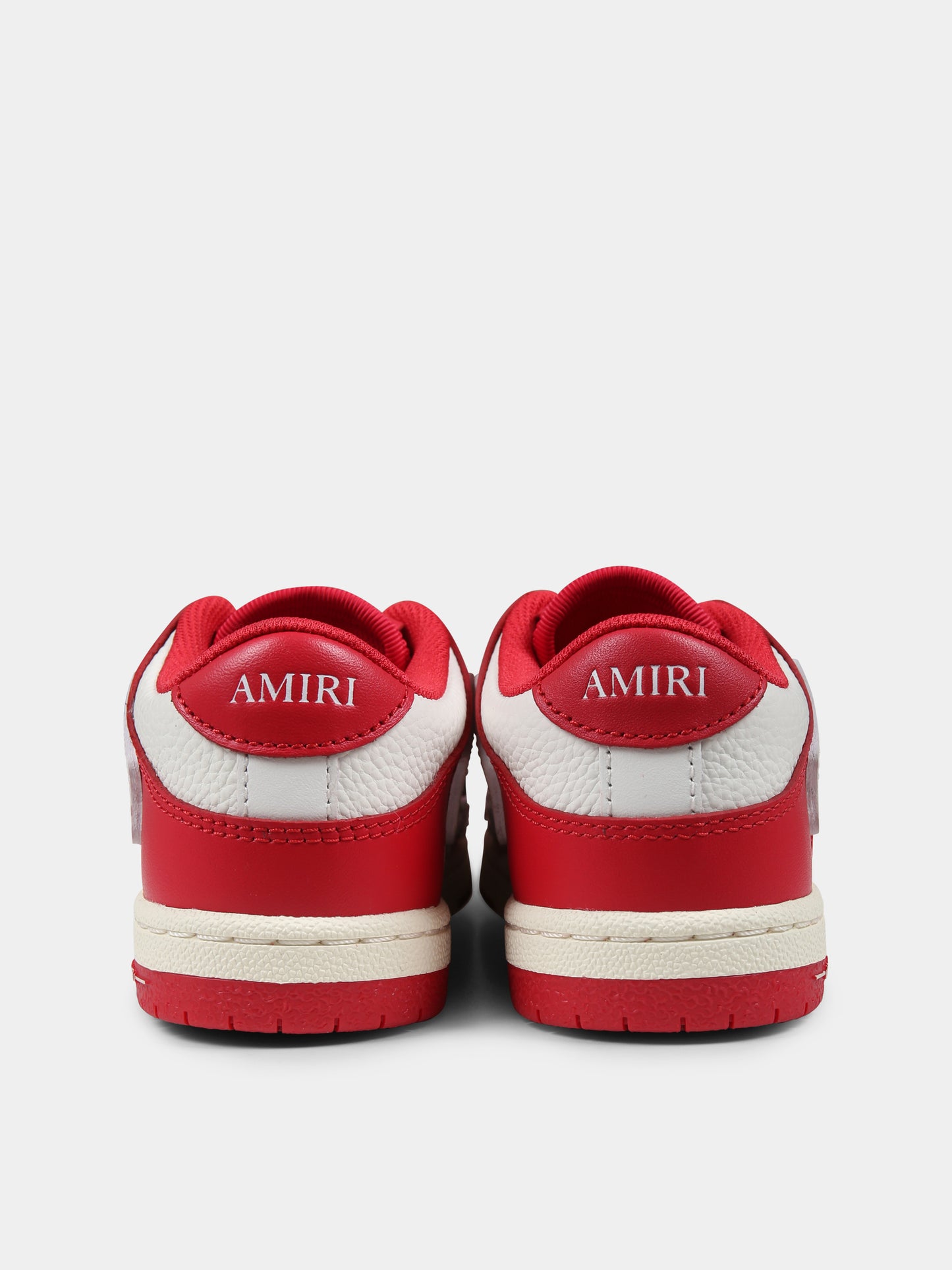 Sneakers rosse per bambini con logo,Amiri,AKFOSR1019 VARSITY RED