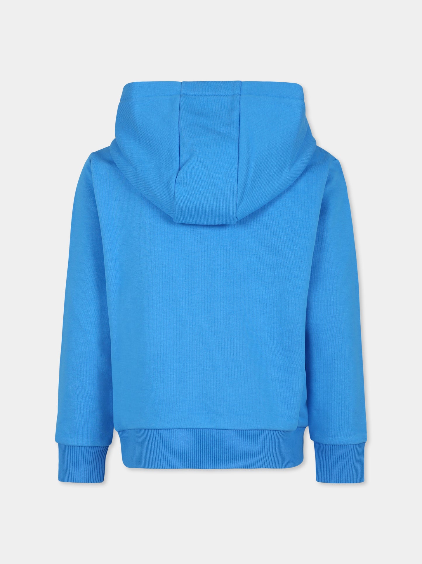 Felpa celeste per bambino con logo,Colmar Originals Kids,3646M 5WS 672