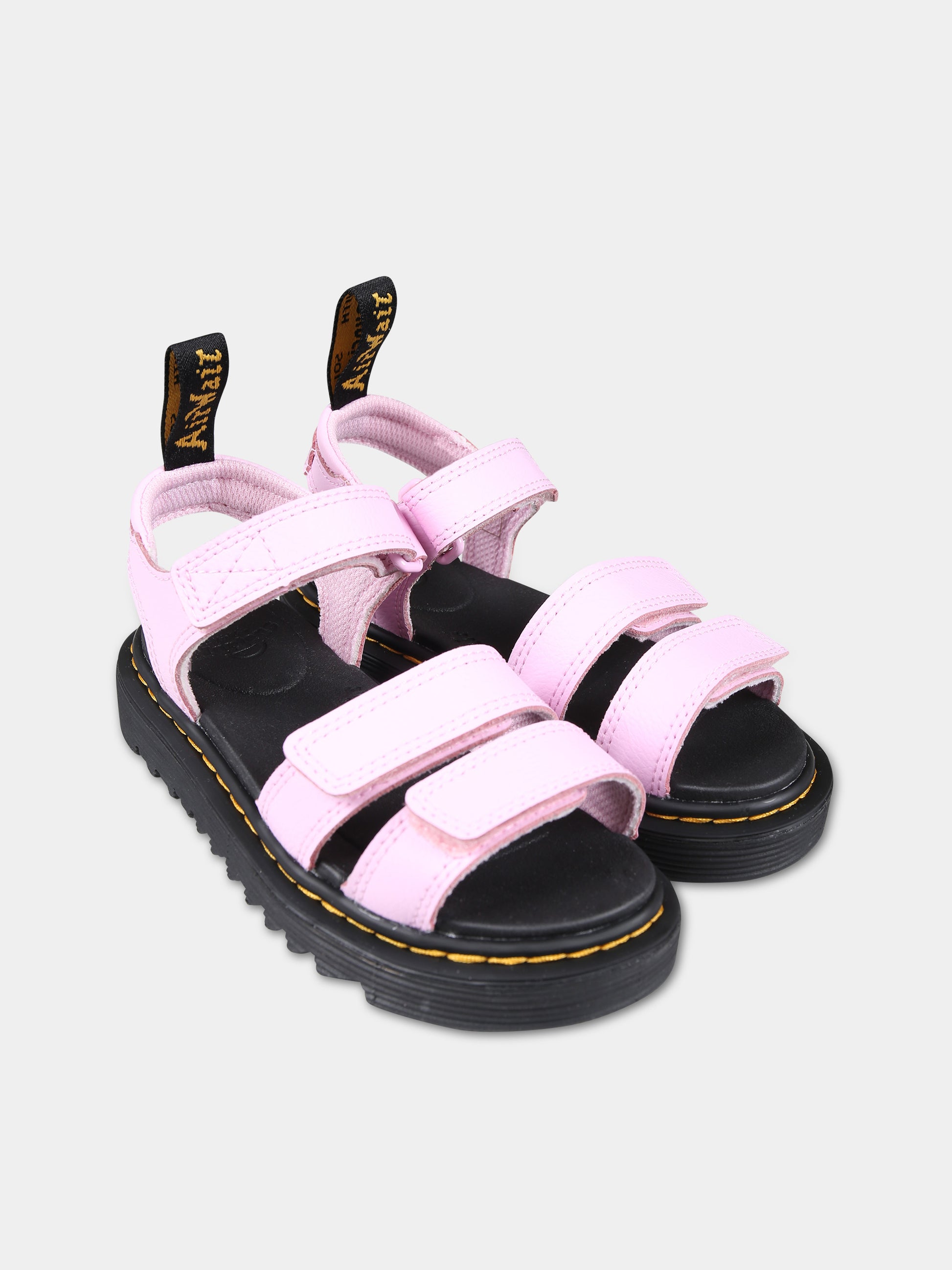 Sandali rosa Klaire T per bambina,Dr. Martens,KLAIRE J 30697697 PALE PINK