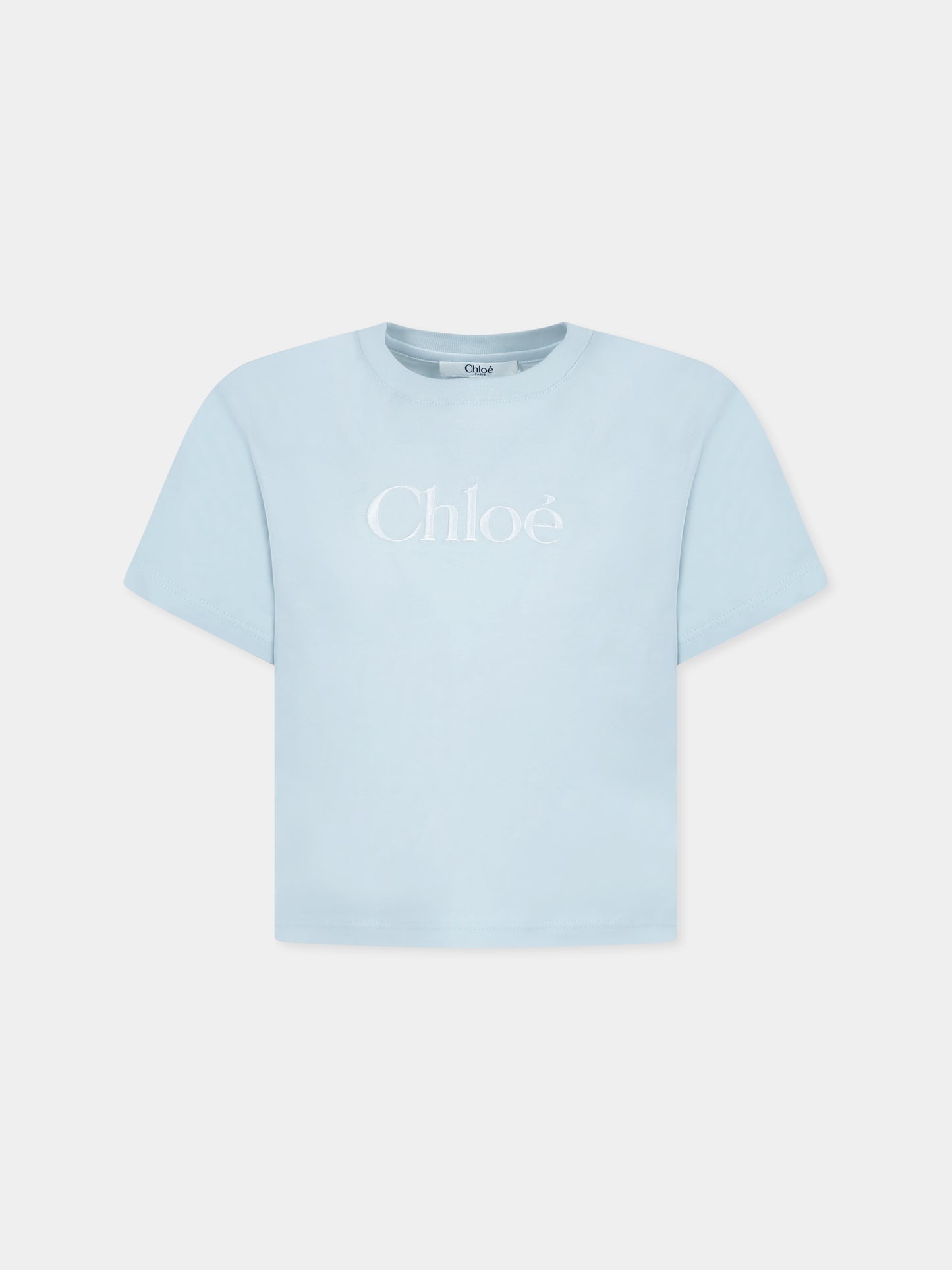 Green t-shirt for girl with logo