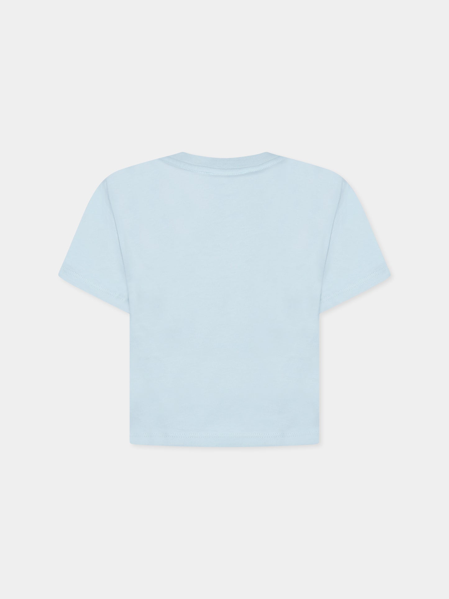 Green t-shirt for girl with logo