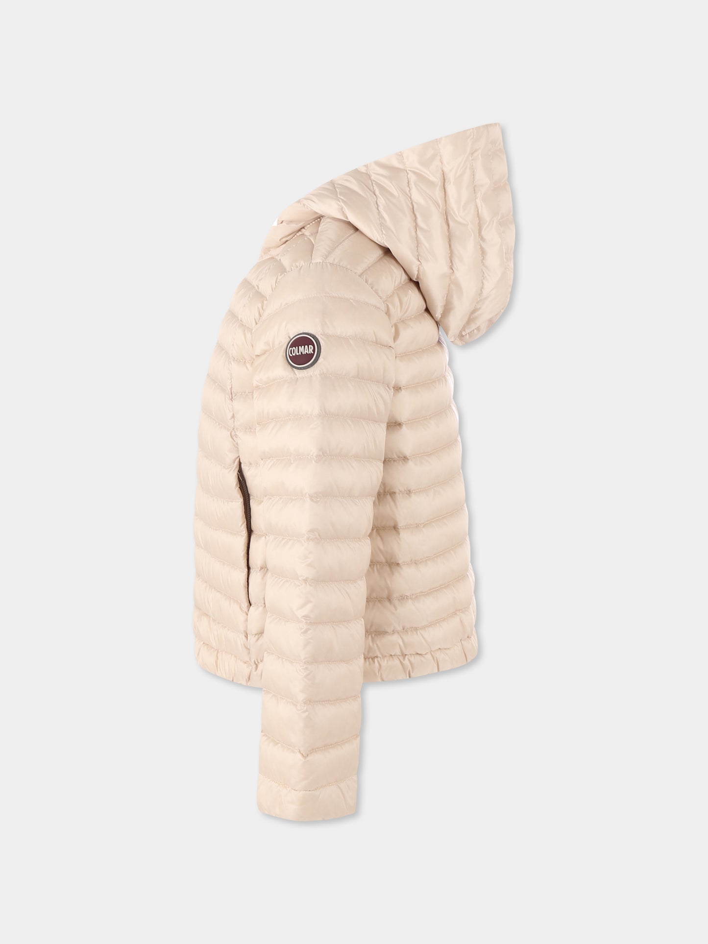 Ivory down jacket for girl