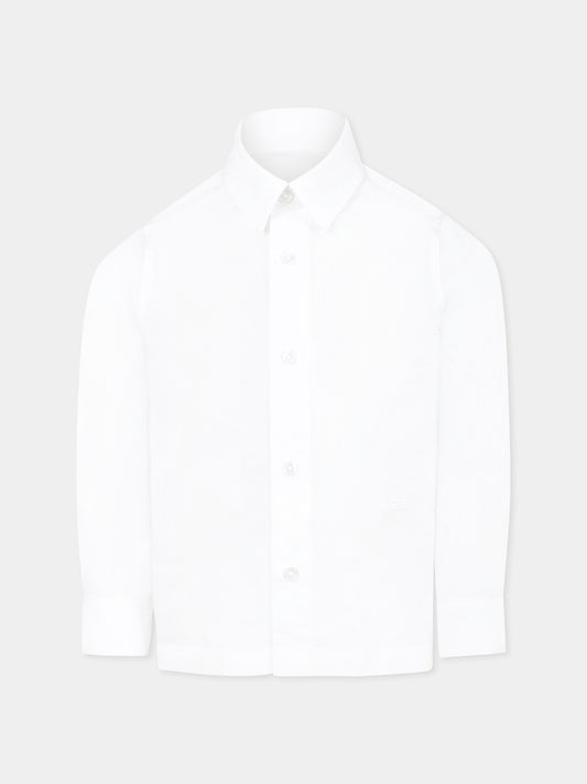 White shirt for boy with 4G motif