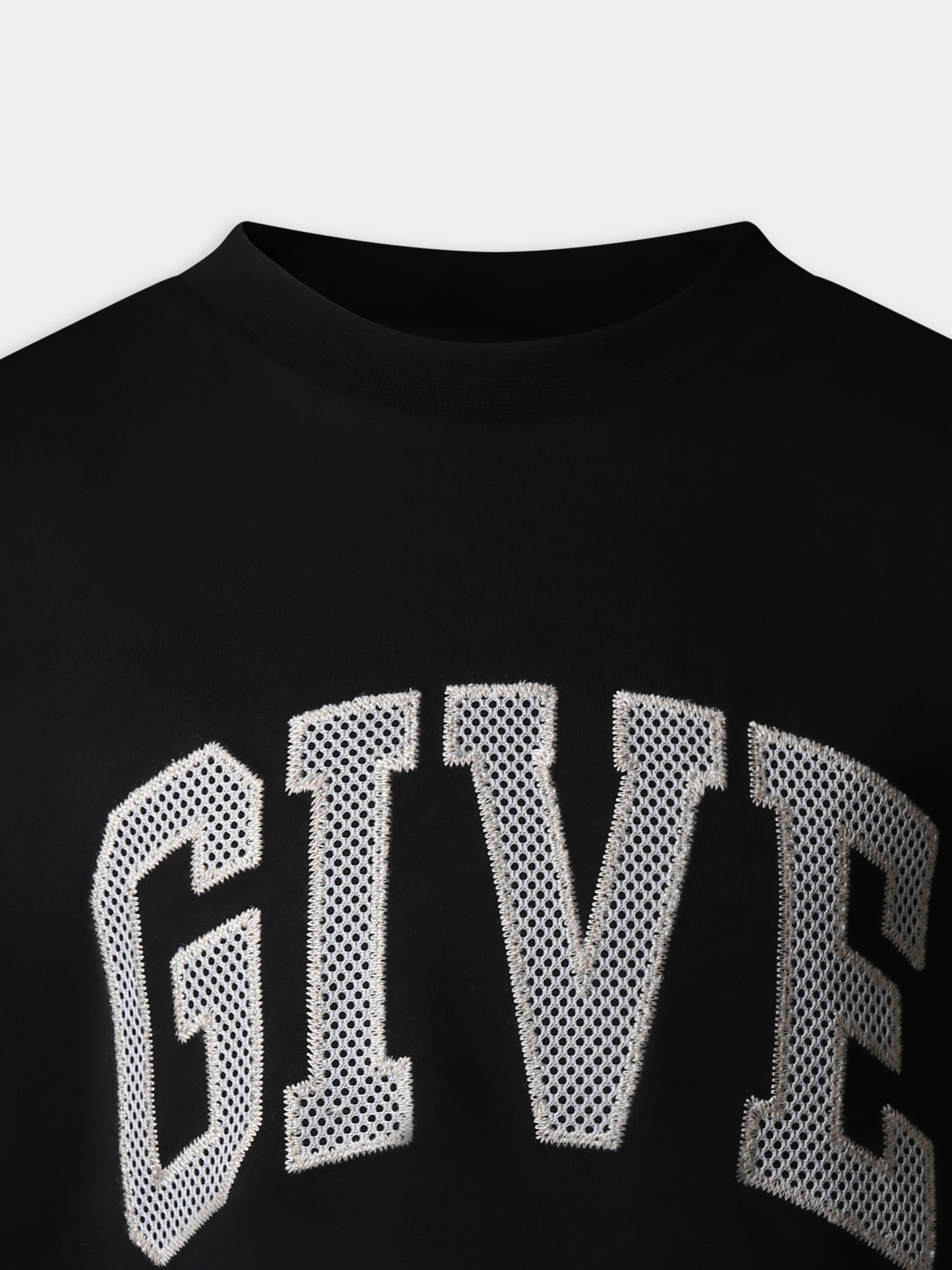 T-shirt nera per bambino con logo,Givenchy Kids,H30738 09B