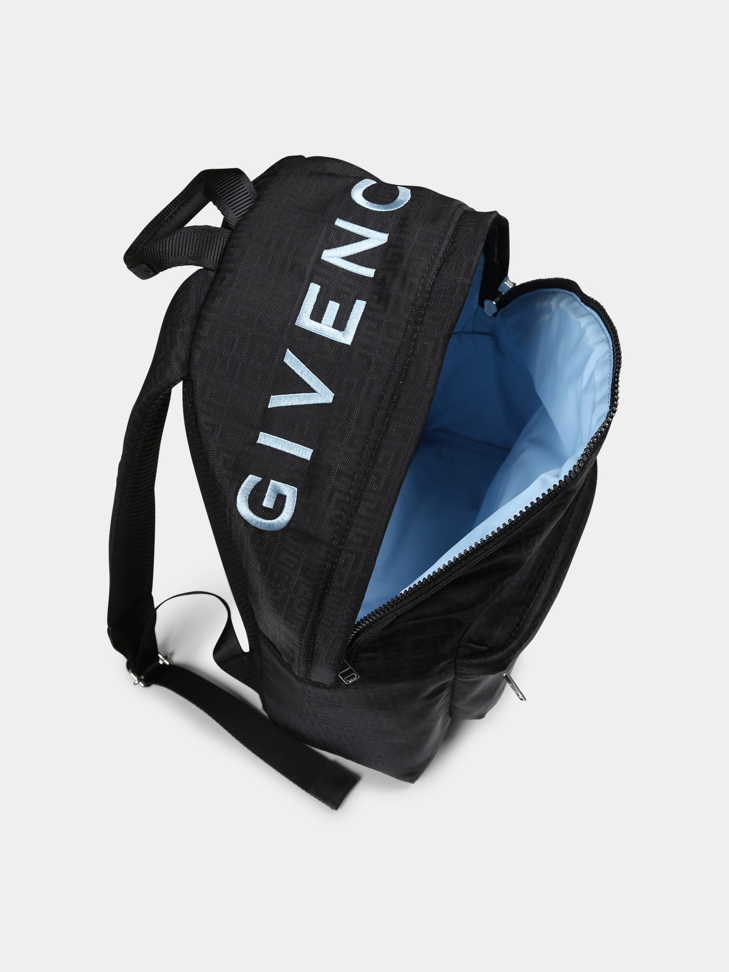 Zaino nero per bambini con motivo 4G,Givenchy Kids,H30669 09B