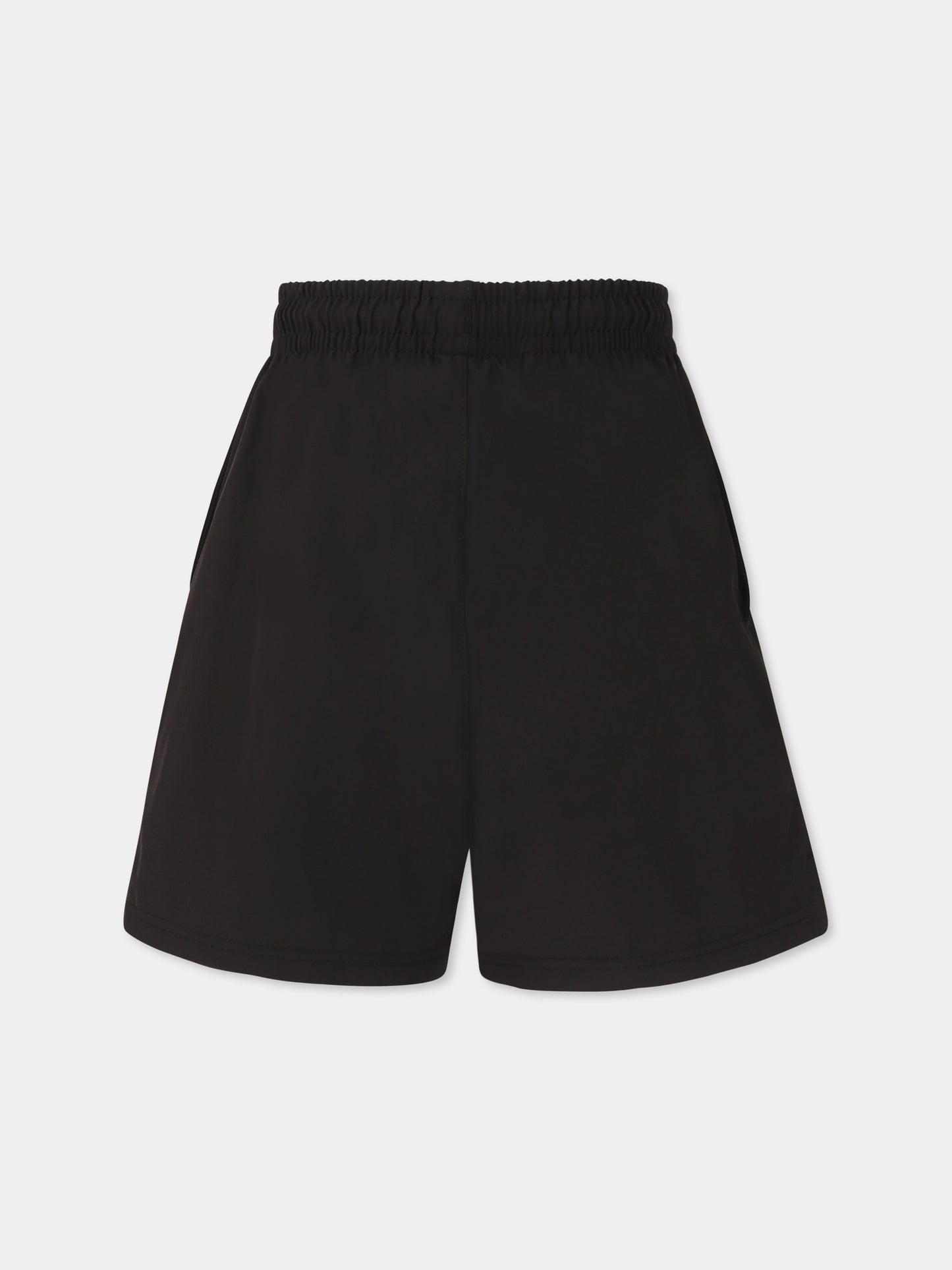 Shorts neri per bambino con Jumpman,Jordan,95D817 023