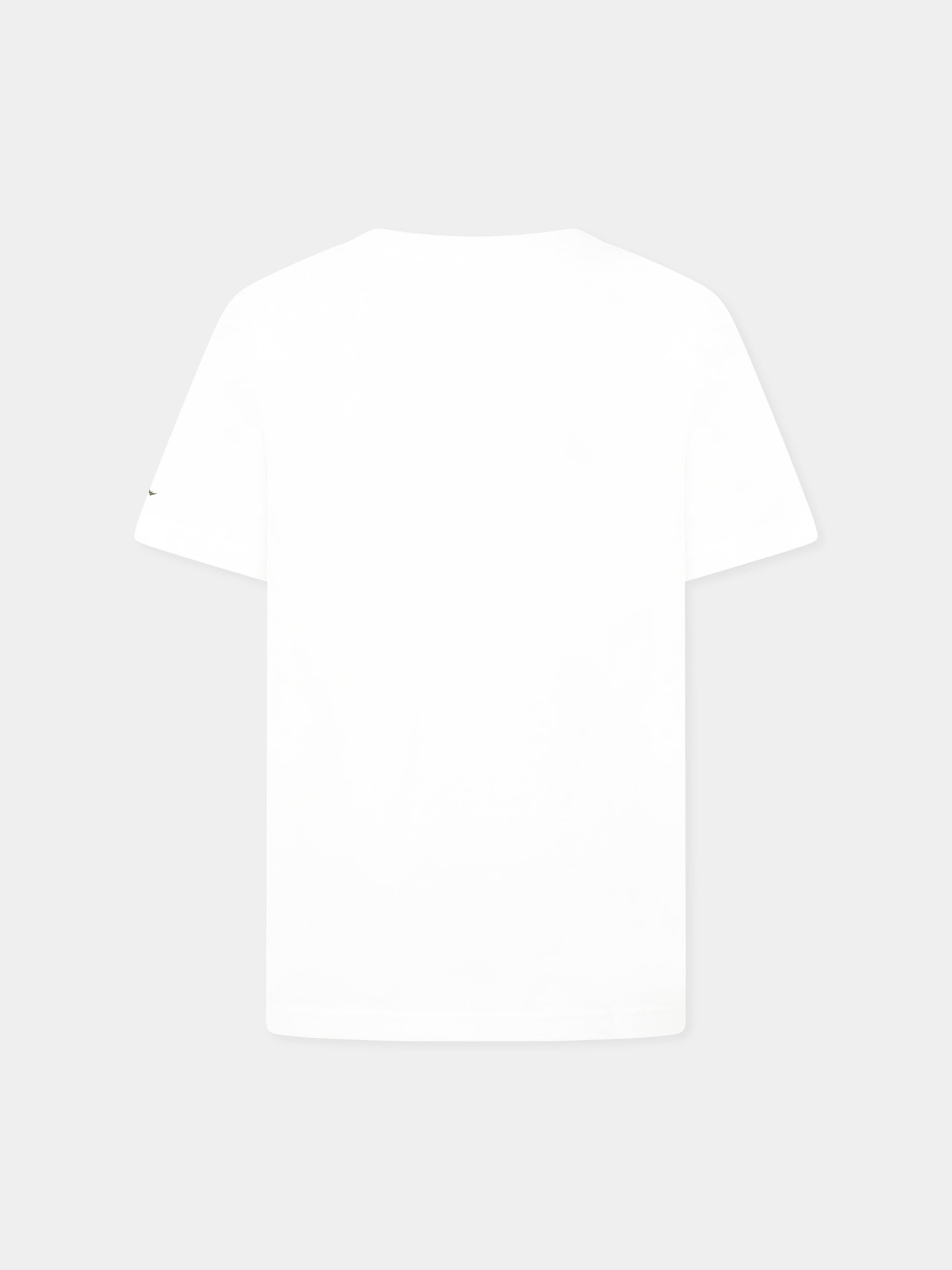 T-shirt bianca per bambino con stampa Michael Jordan,Jordan,95D626 001