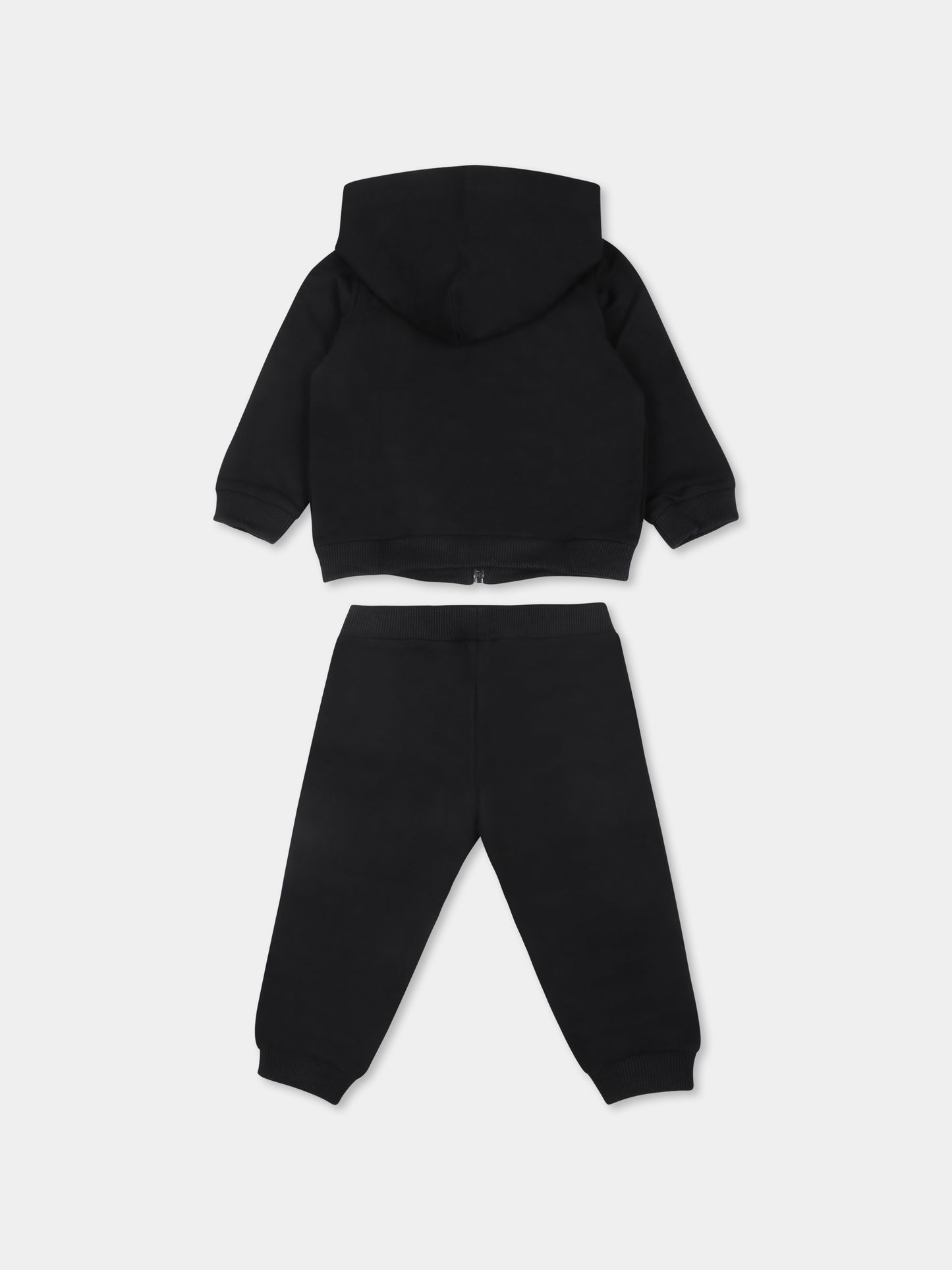 Completo nero per neonati con Teddy Bear,Moschino Kids,MUK04R LDA27 60100