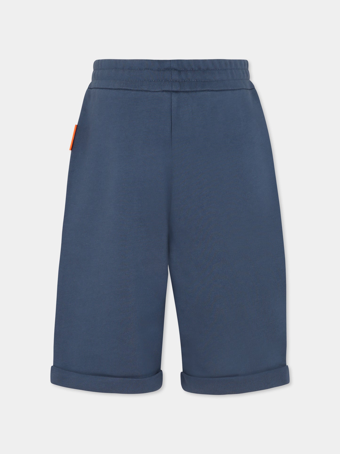 Shorts blu per bambino con Manga Bear,Emporio Armani,EB000272 AF13552 UB150