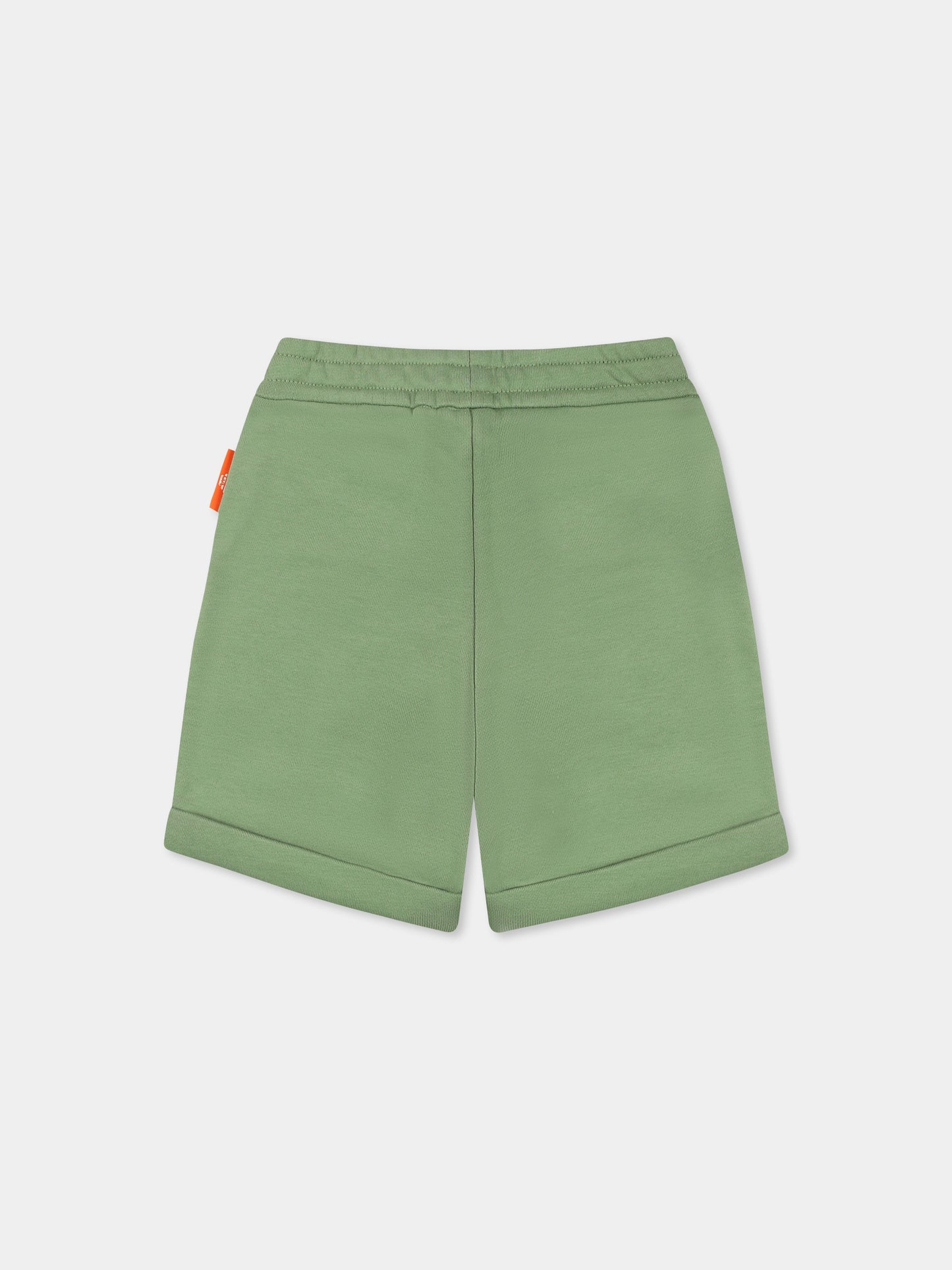 Green shorts for baby boy with Manga Bear