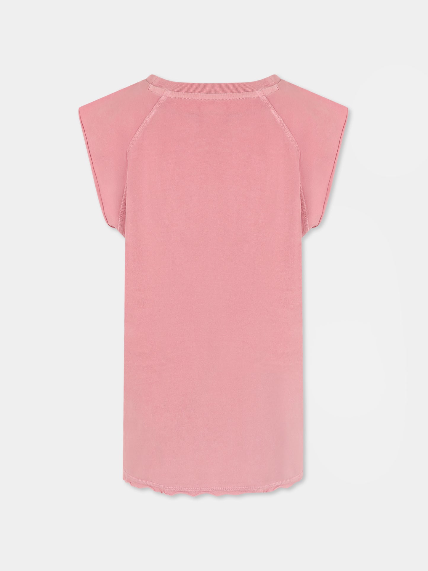 Canotta rosa per bambina con scritta  Amour ,Zadig & Voltaire Kids,X60315 44N