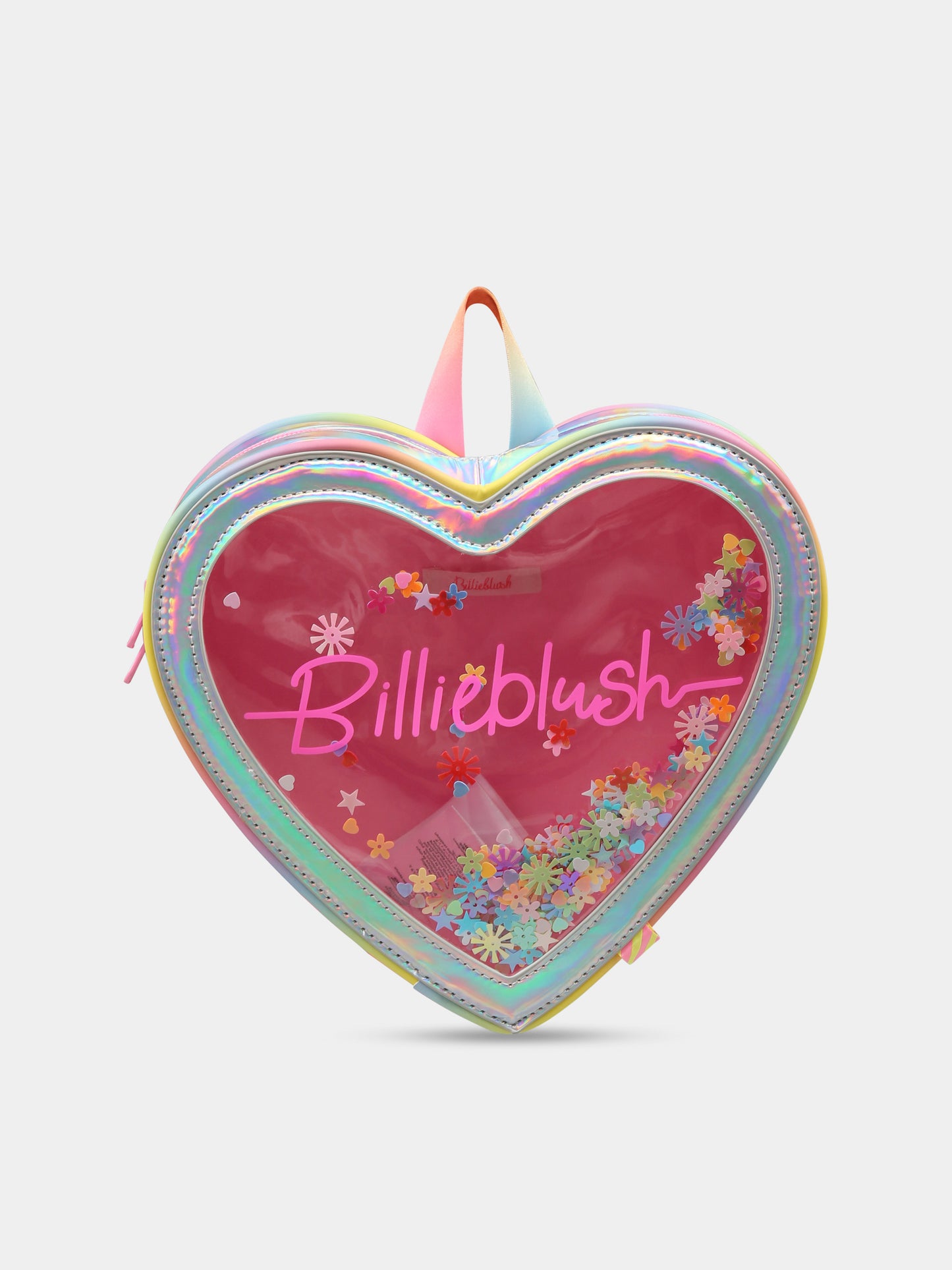 Zaino argento per bambina con cuore,Billieblush,U20767 111