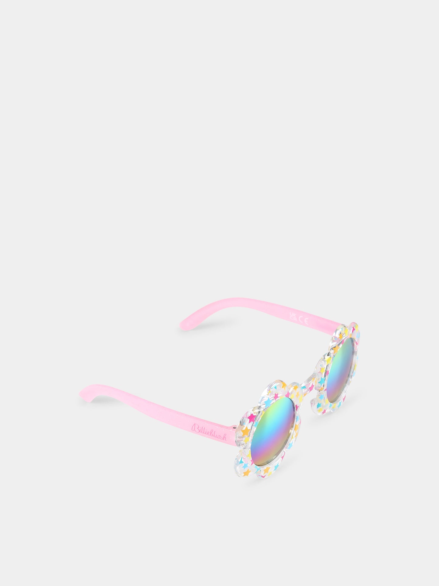 Occhiali da sole rosa per bambina con stelle,Billieblush,U20804 Z41