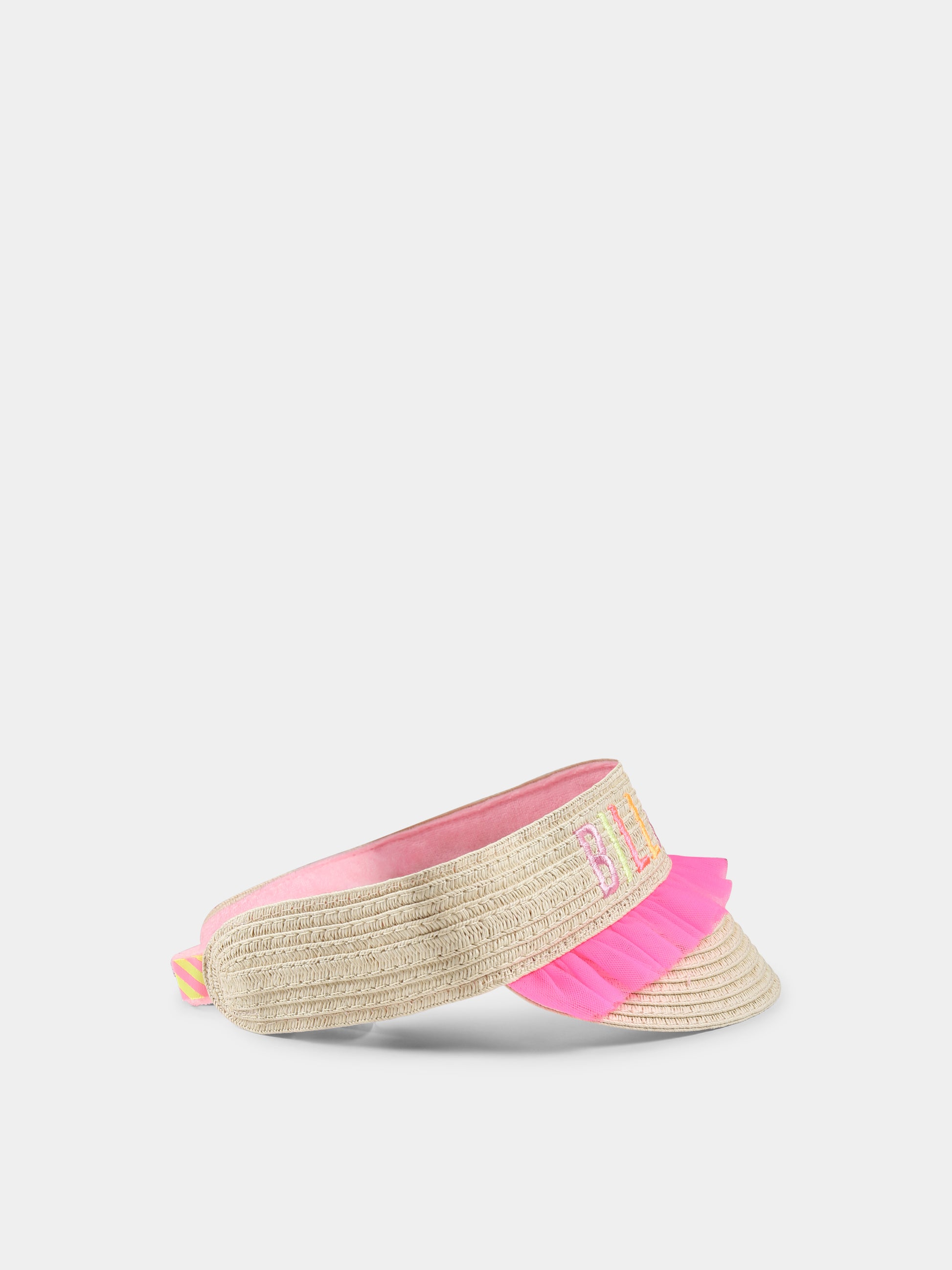 Cappello beige per bambina con logo,Billieblush,U20755 462