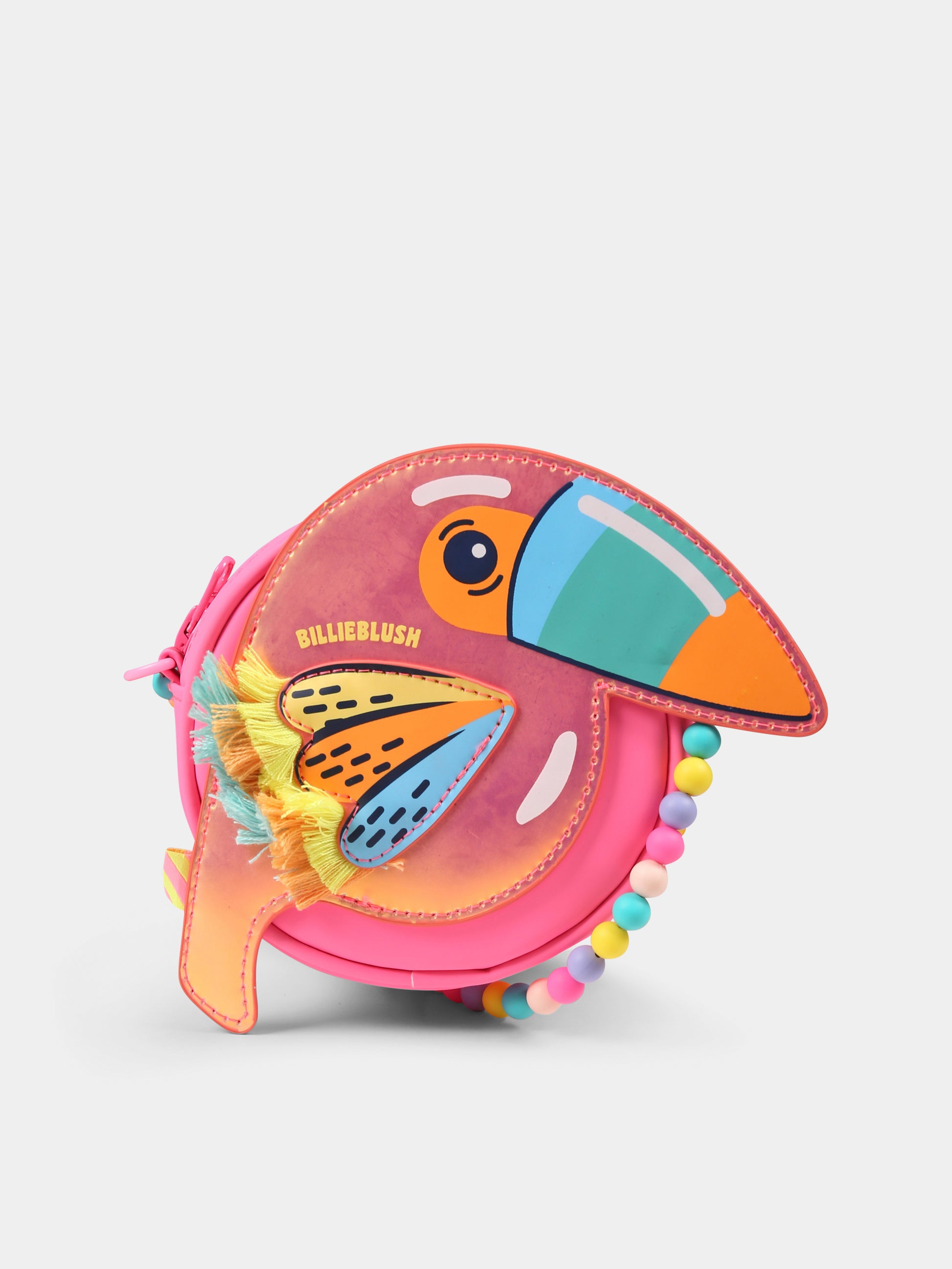 Borsa fucsia per bambina con pappagallo,Billieblush,U20781 47A
