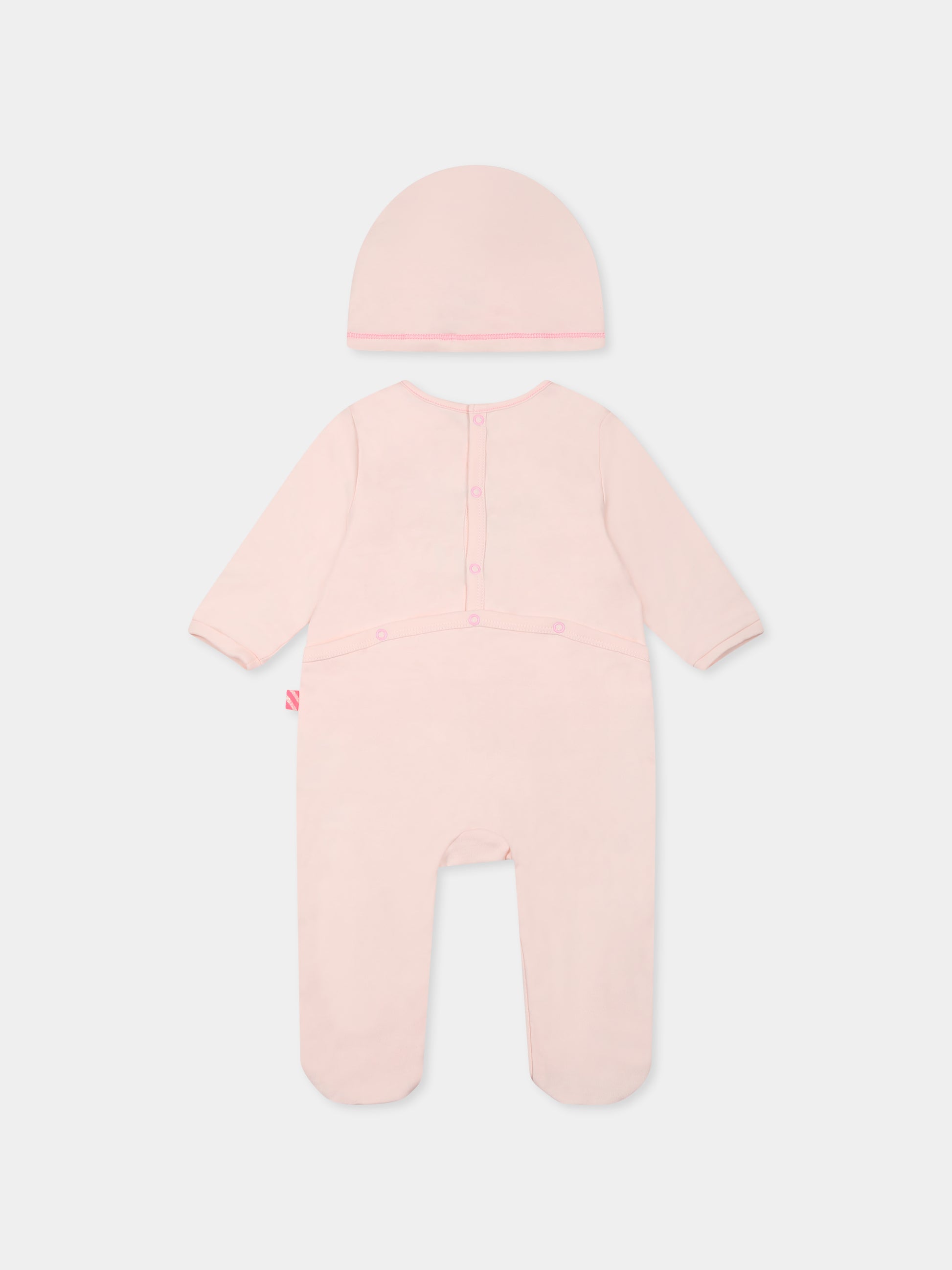 Set tutina rosa per neonata con scritta,Billieblush,U21017 45S