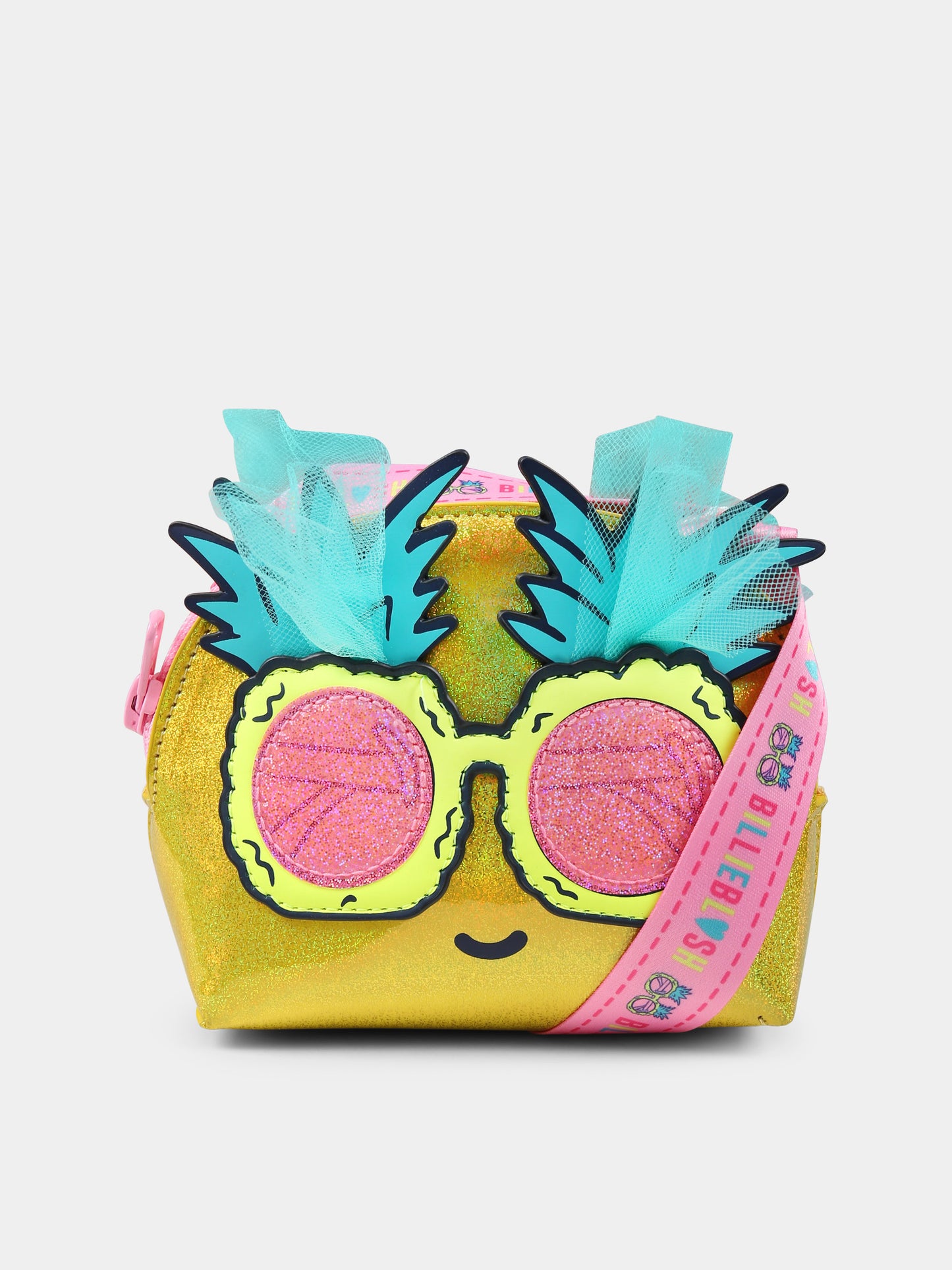 Borsa gialla per bambina con occhiali da sole,Billieblush,U20783 549