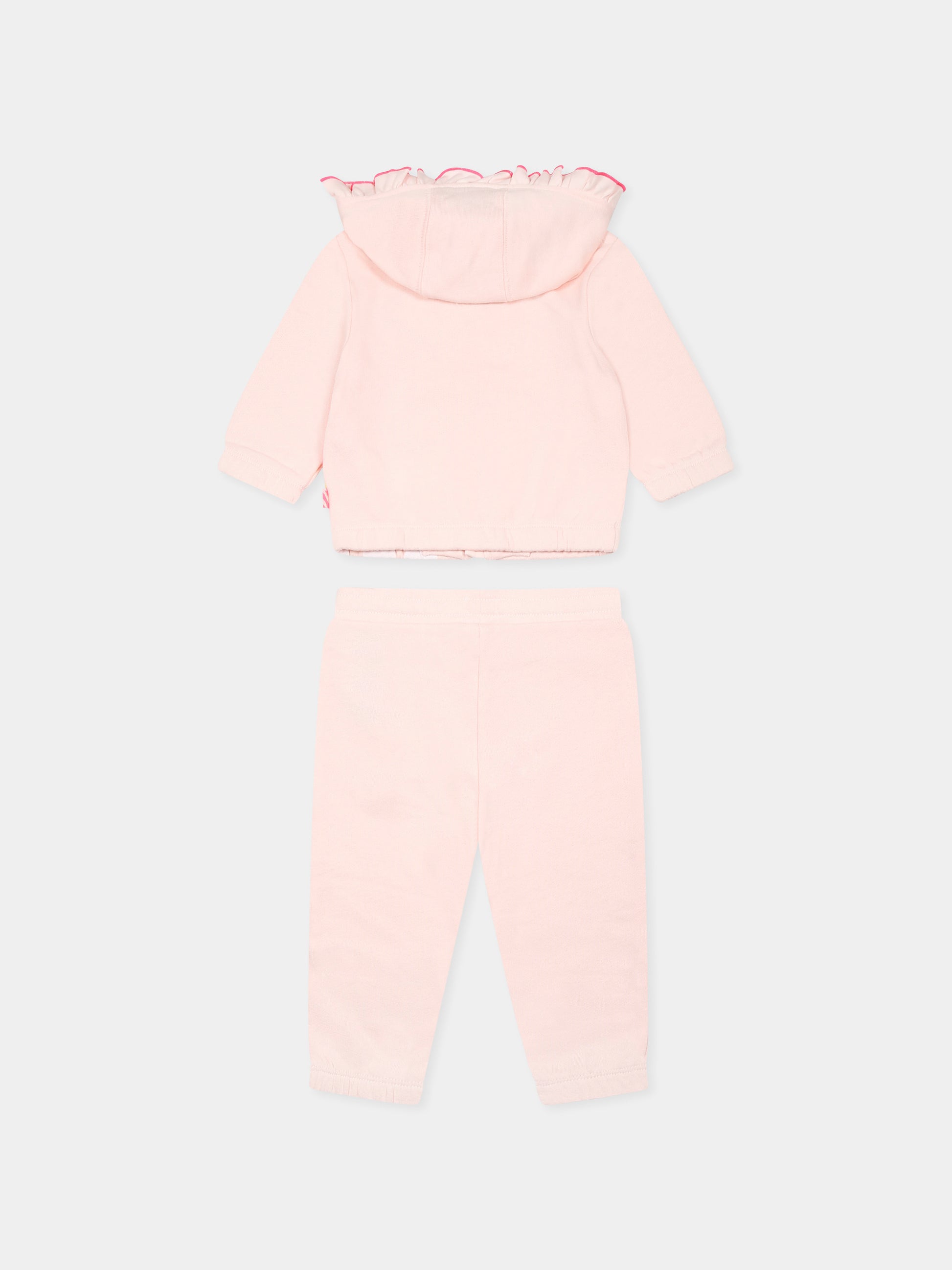 Completo rosa per neonata con fiore,Billieblush,U21107 N34