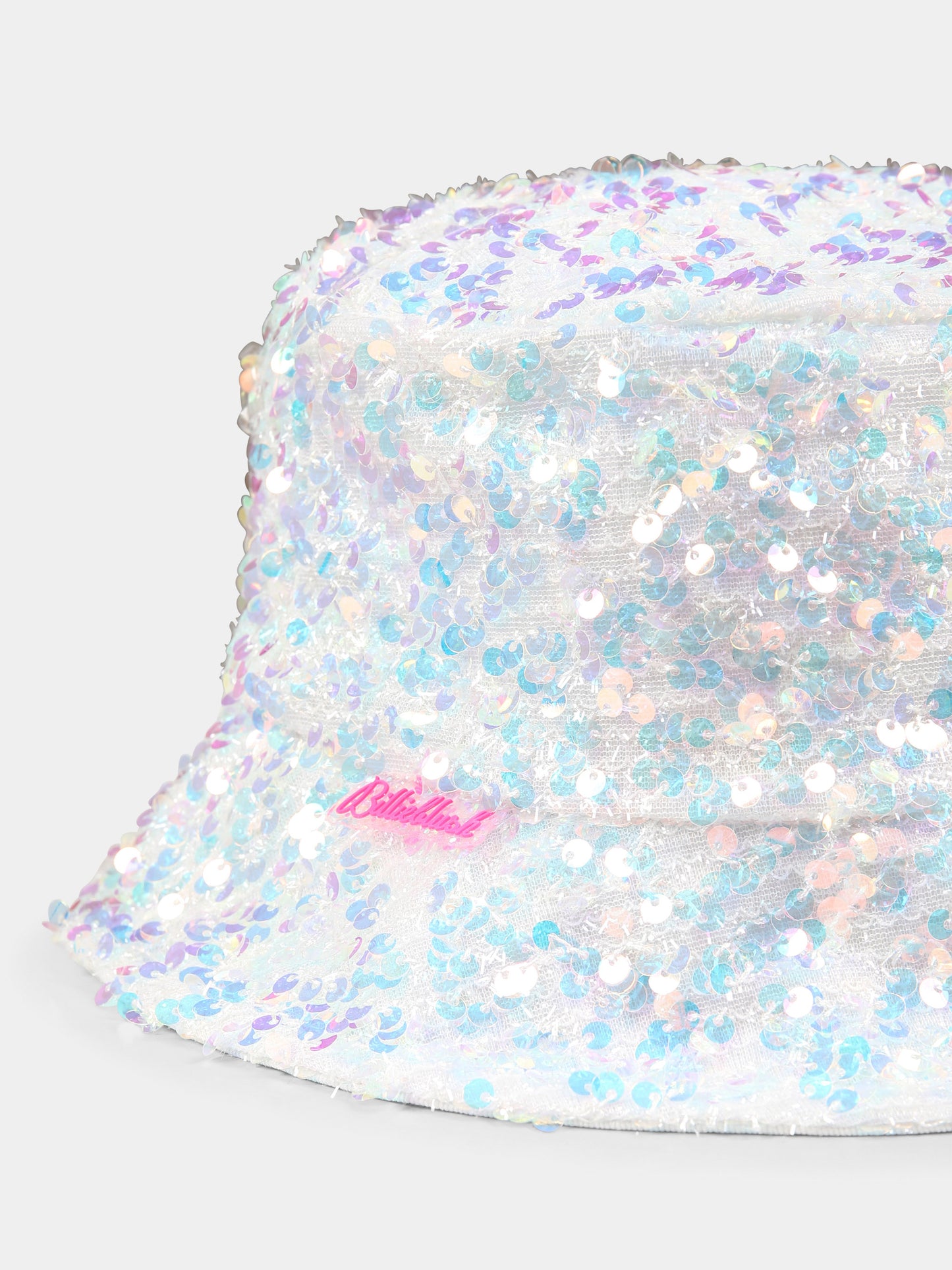 Cloche bianca per bambina con paillettes,Billieblush,U20769 111