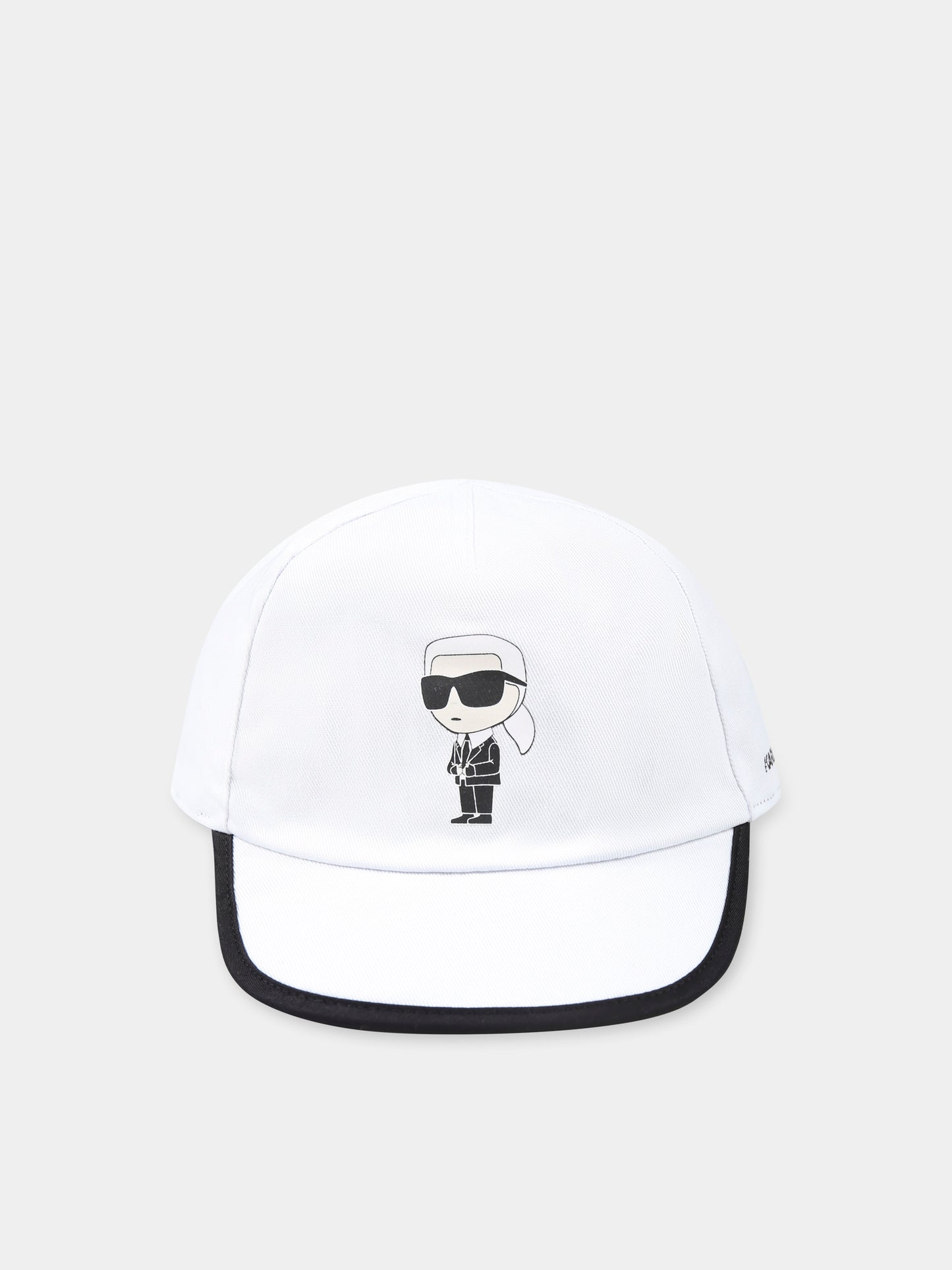 Cappello bianco per neonati con Karl Lagerfeld,Karl Lagerfeld Kids,Z30574 10P