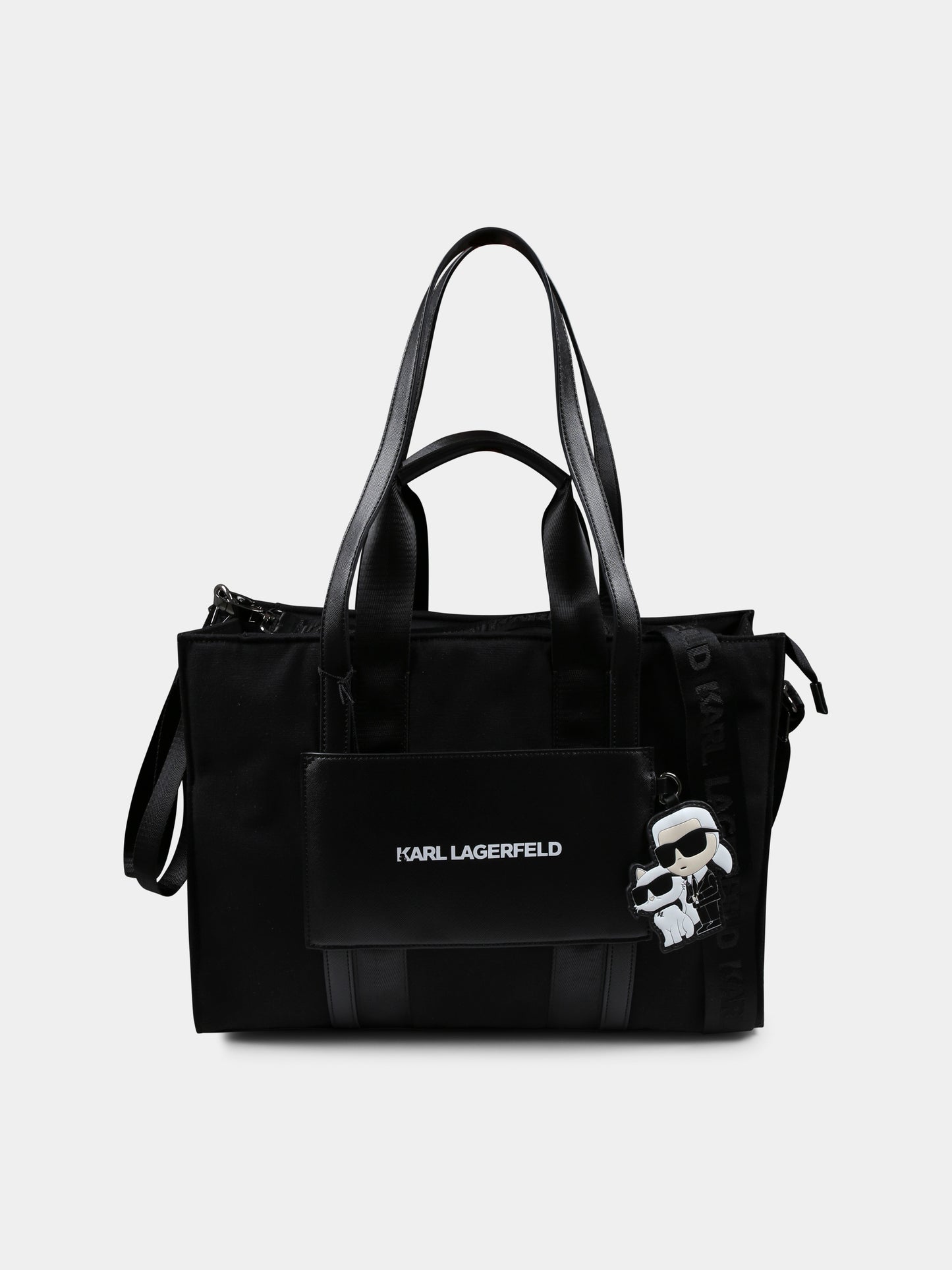 Borsa mamma per neonati con Choupette e Karl Lagerfeld,Karl Lagerfeld Kids,Z30549 09B