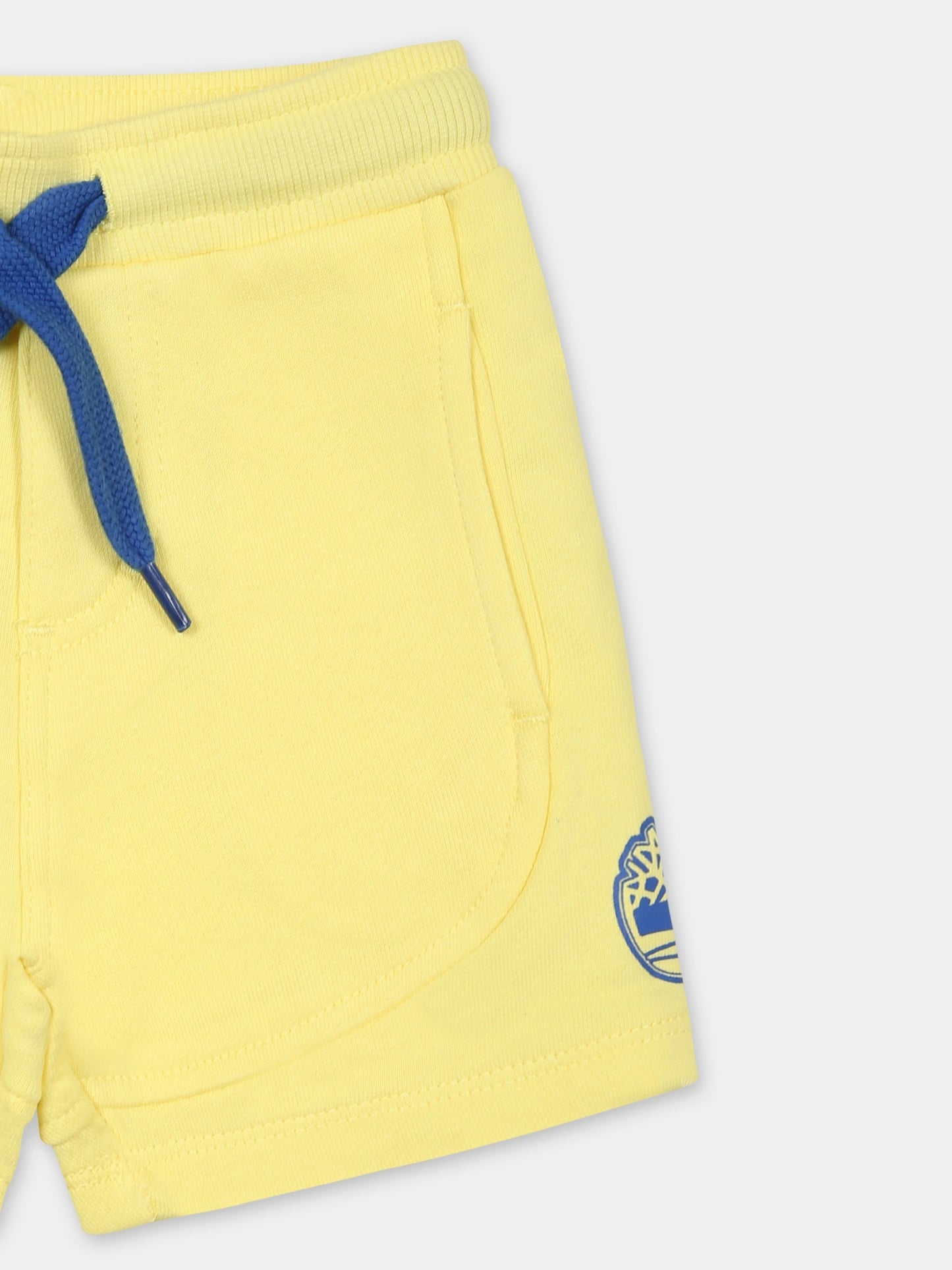Yellow shorts  for baby boy with tree