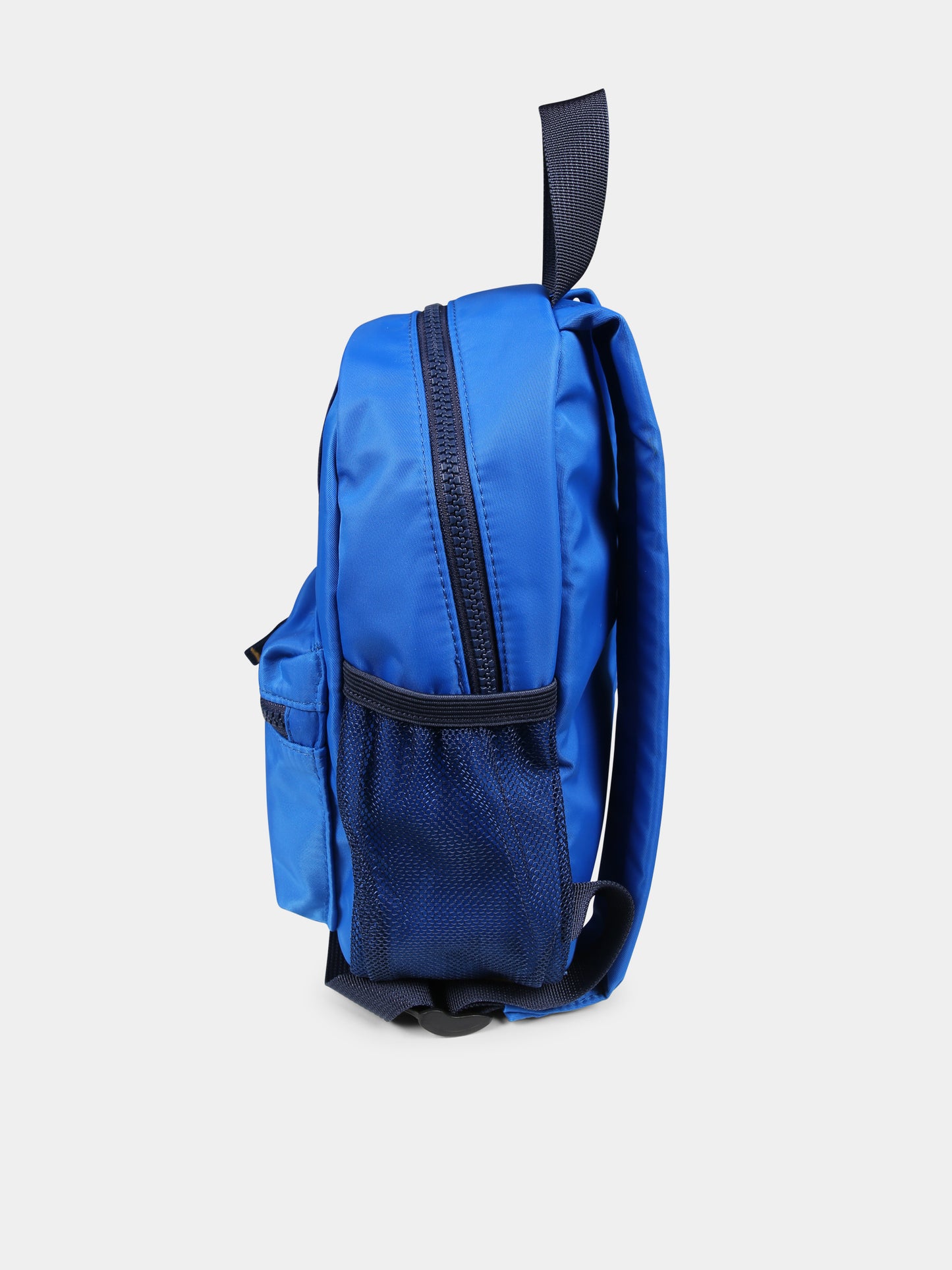 Zaino azzurro per bambino albero e logo,Timberland,T60418 81L