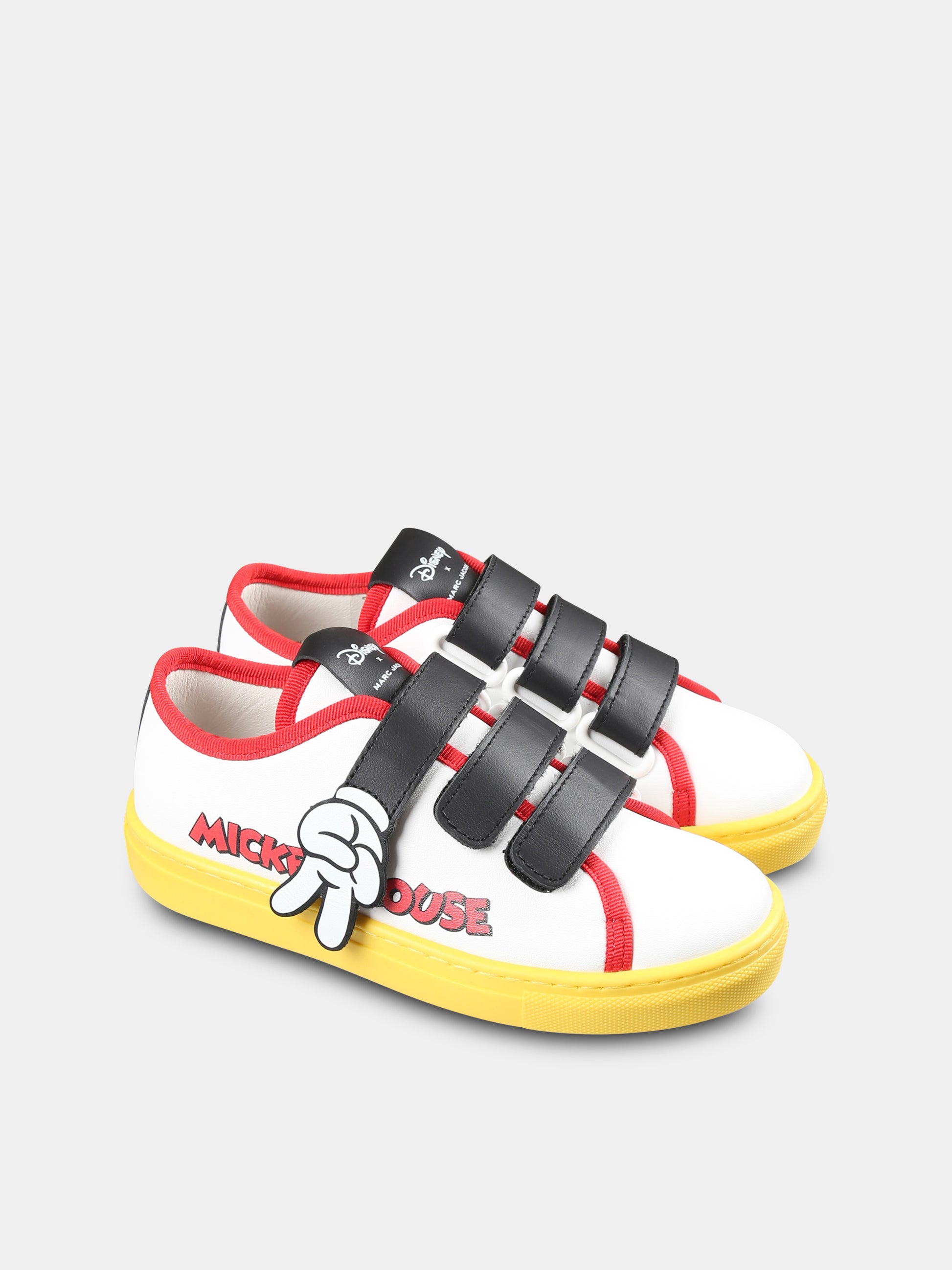 Sneakers bianche per bambini con scritta,Marc Jacobs,W60396 10P