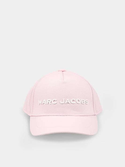 Cappello rosa per bambina con logo,Marc Jacobs,W60410 475