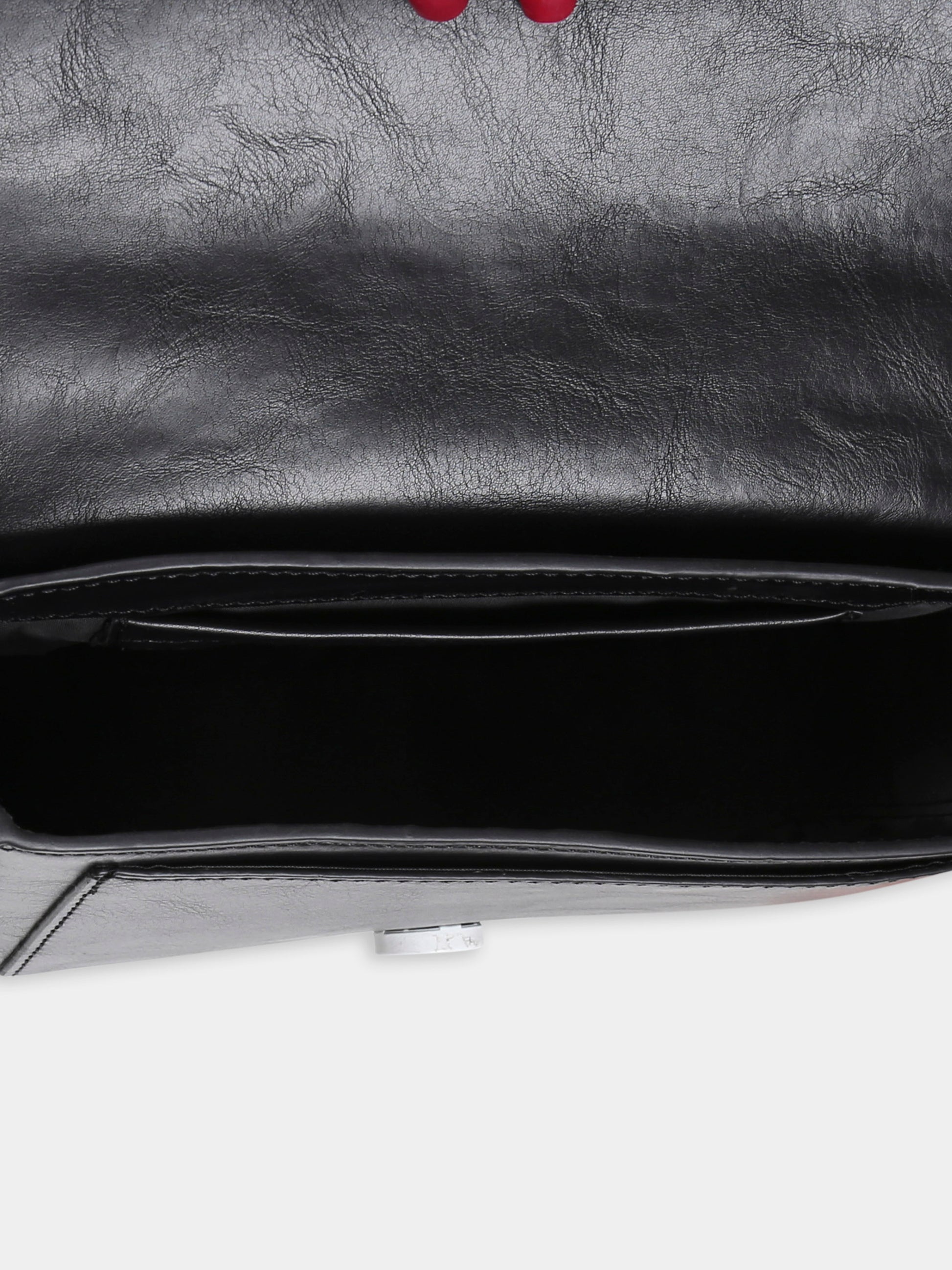 Borsa nera per bambina con logo,Marc Jacobs,W60562 09B