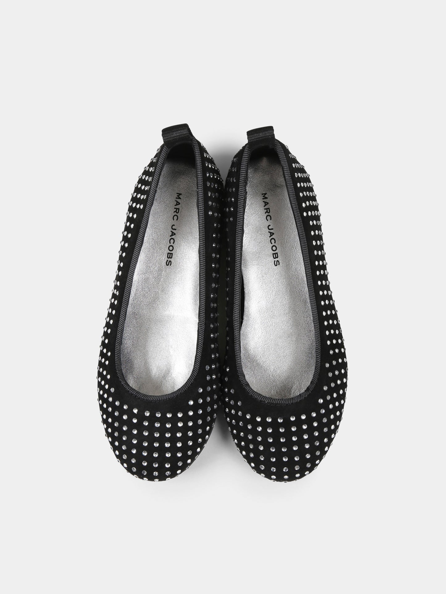 Ballerine nere per bambina con strass,Marc Jacobs,W60401 09B