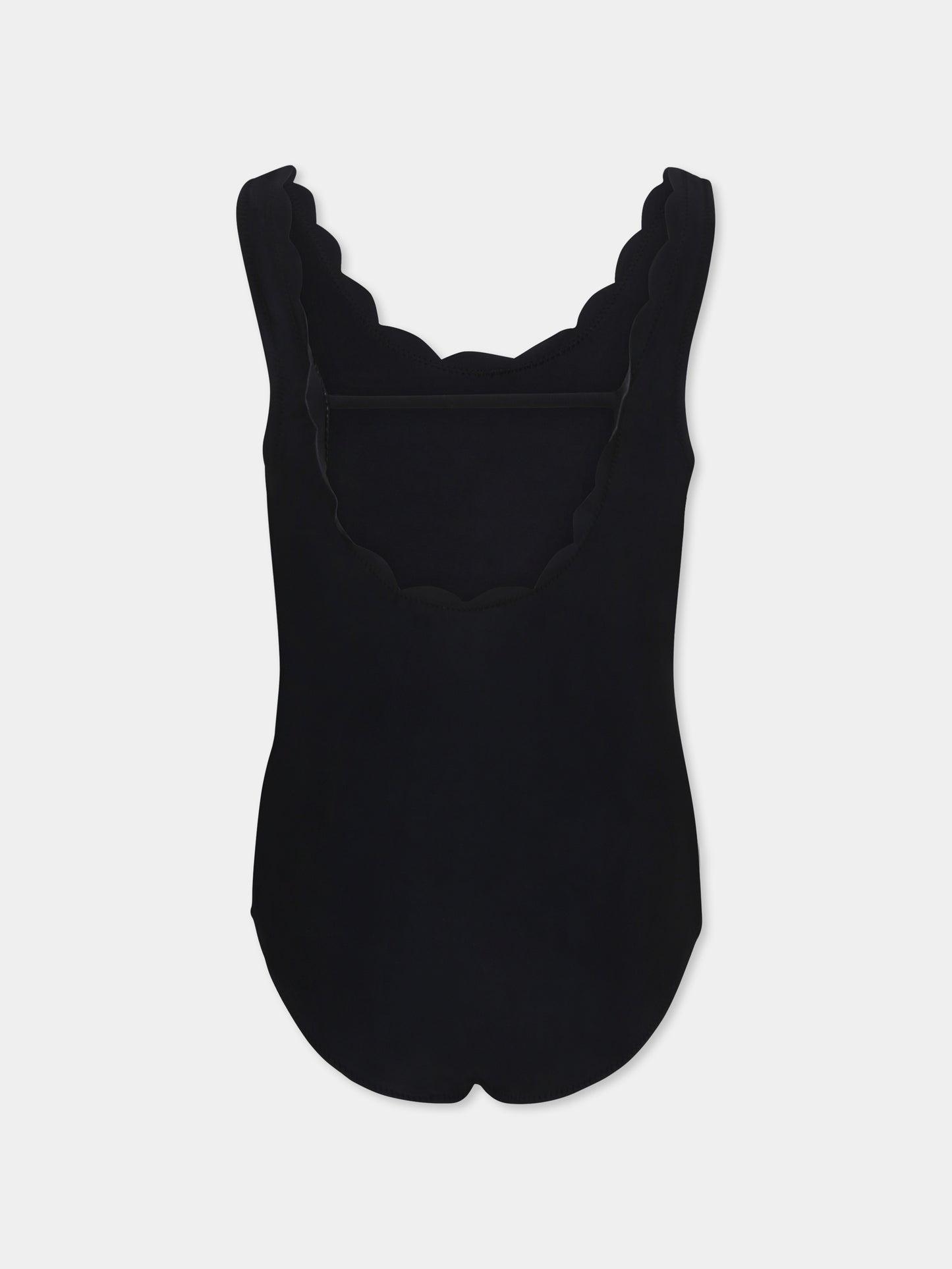 Costume intero nero per bambina con logo e strass,Marc Jacobs,W60524 09B