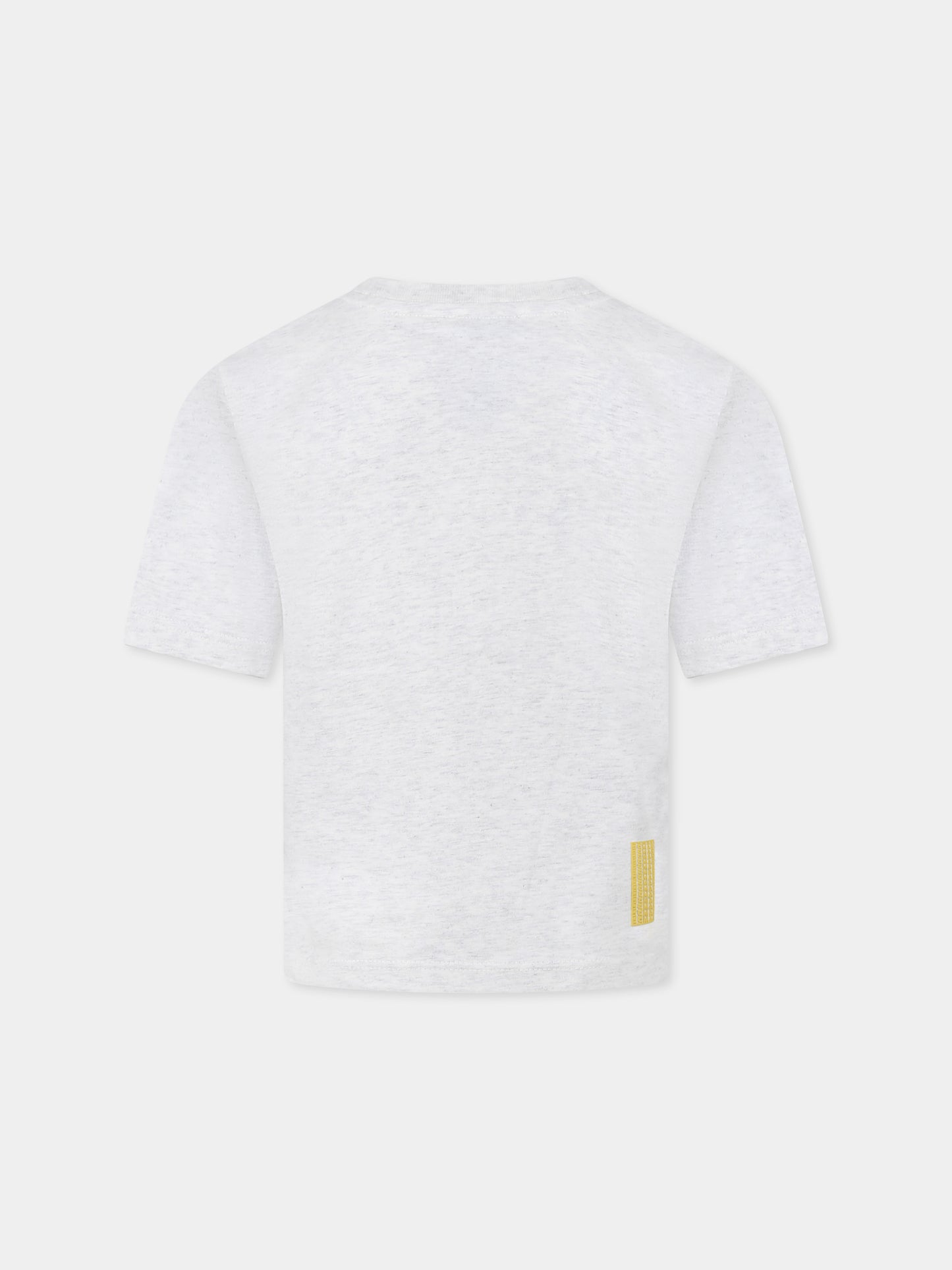 Grey t-shirt for boy with logo