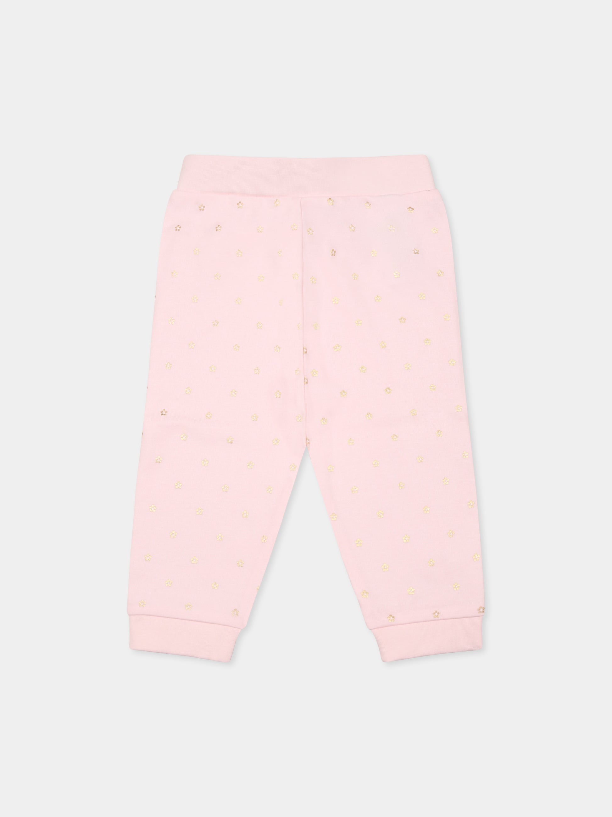 Completo rosa per neonata con fiori all over,Marc Jacobs,W60512 475
