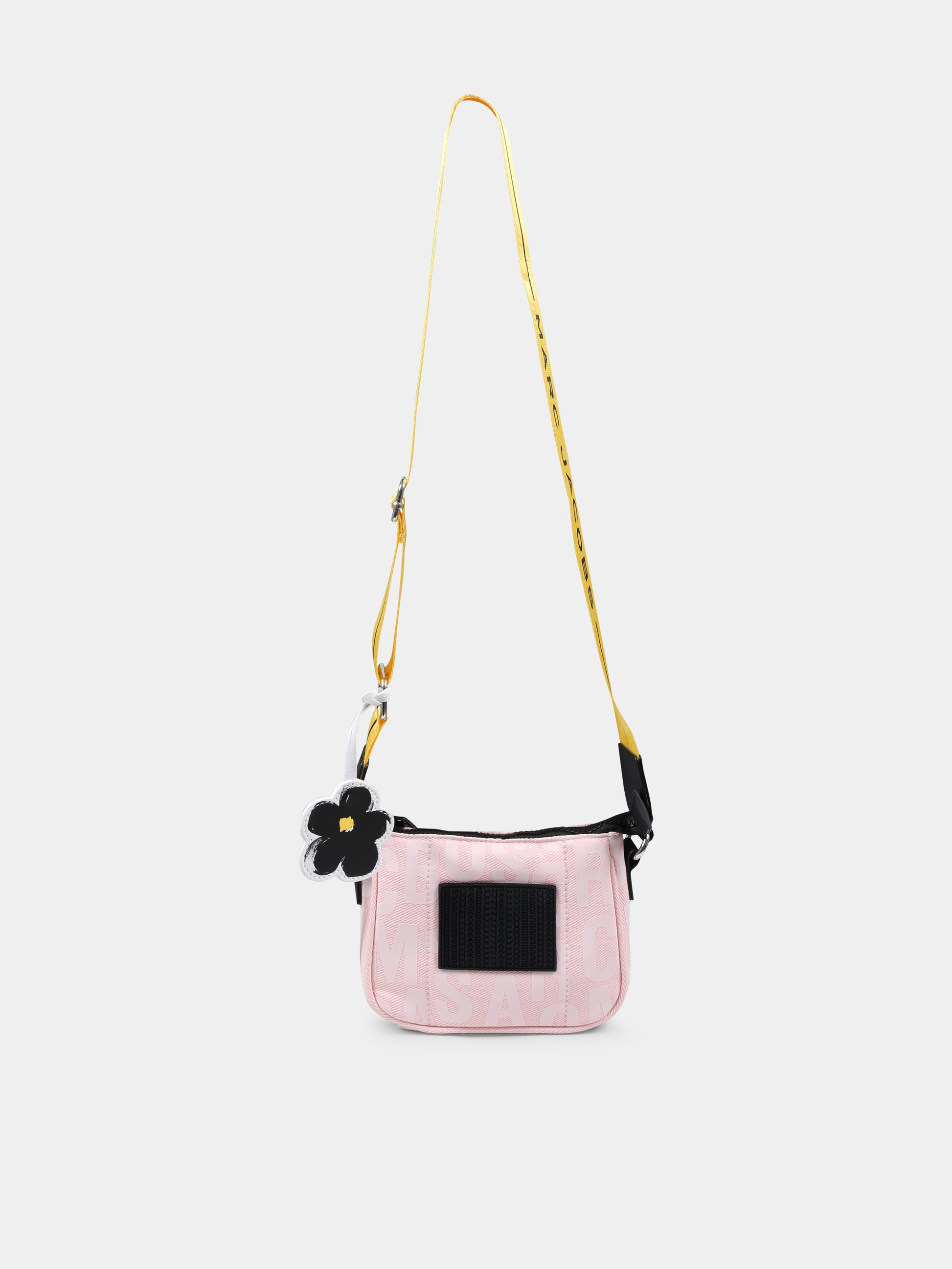 Borsa rosa per bambina con logo all over,Marc Jacobs,W60548 475